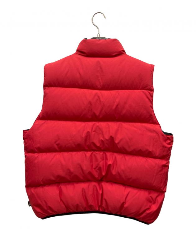 いちご2点新品/ドラッグストアーズ/ダウンベスト/リバーシブル/F 中古・古着通販】FIRST DOWN (ファーストダウン) リバーシブルダウン