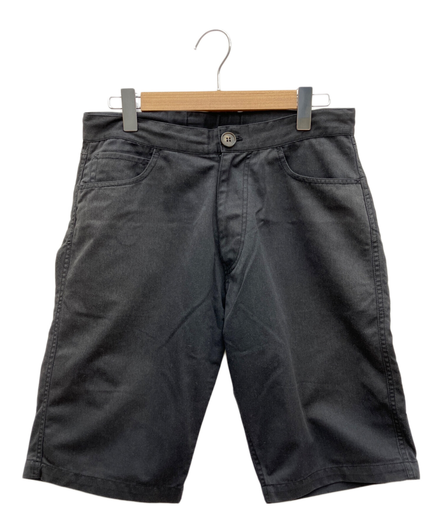 中古・古着通販】EVISU (エヴィス) ハーフパンツ ブラック サイズ:W34