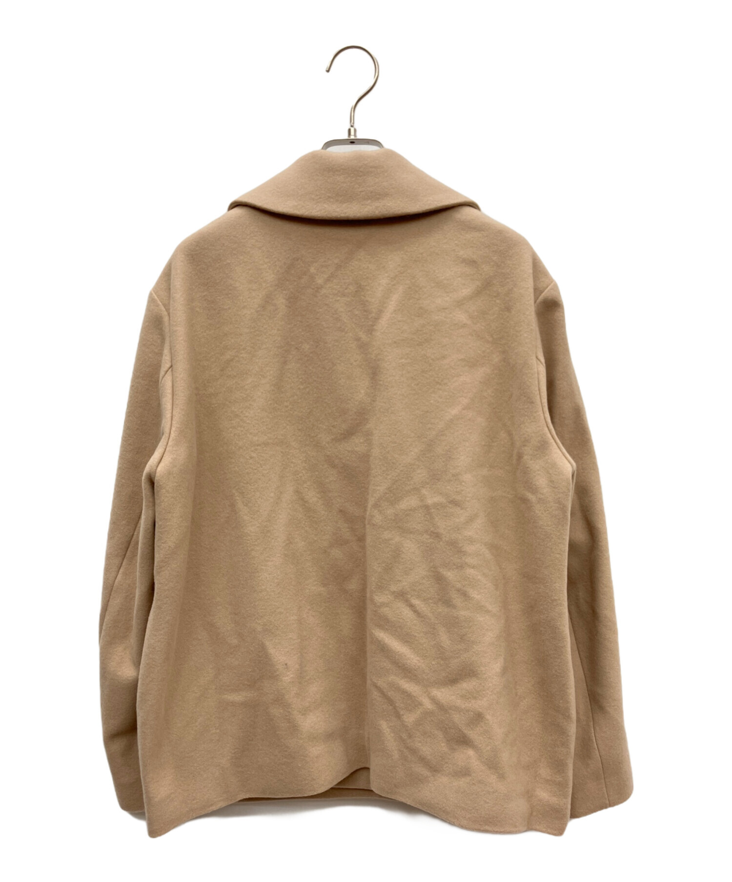 中古・古着通販】theory (セオリー) Pコート ベージュ サイズ:SIZE P