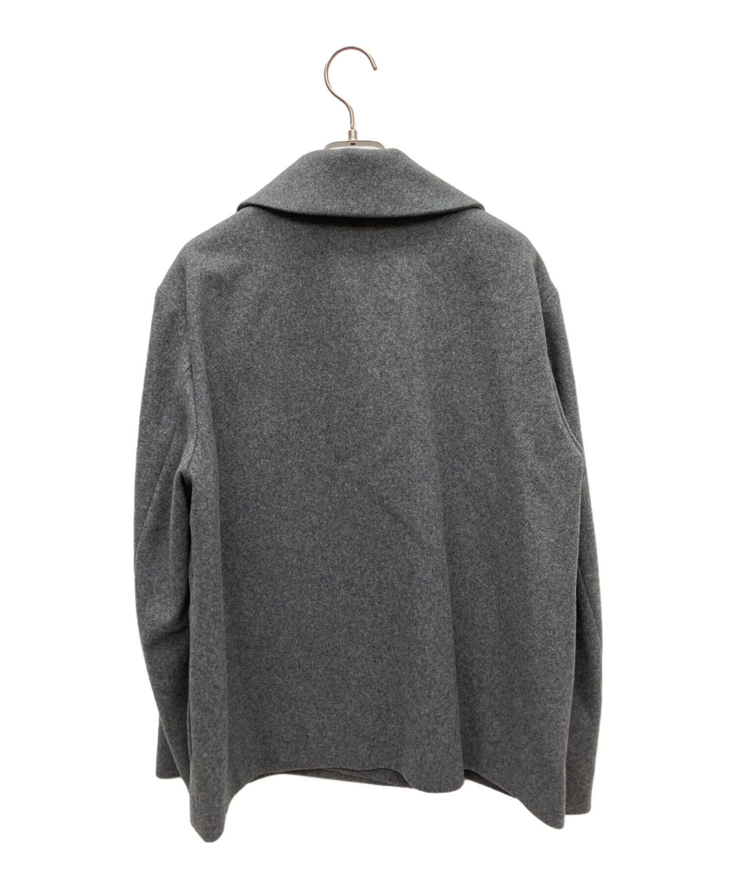 ☆美品☆　セオリー Theory ウール ショートコート ハーフコート 中古・古着通販】theory (セオリー) ハーフコート グレー サイズ:SIZE