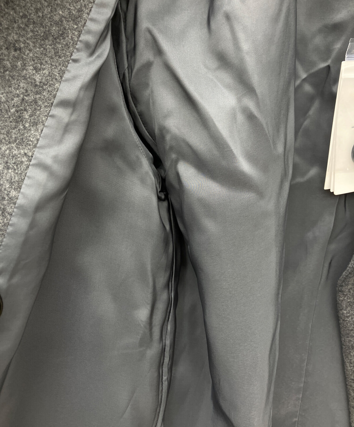 中古・古着通販】theory (セオリー) ハーフコート グレー サイズ:SIZE