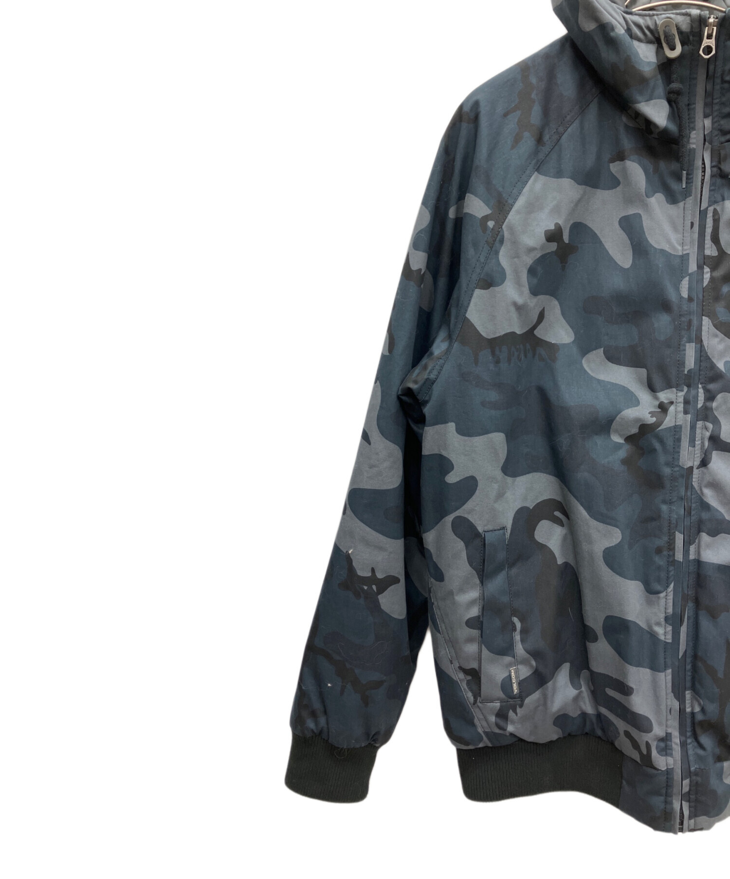 中古・古着通販】VOLCOM (ボルコム) 迷彩フードジャケット ネイビー