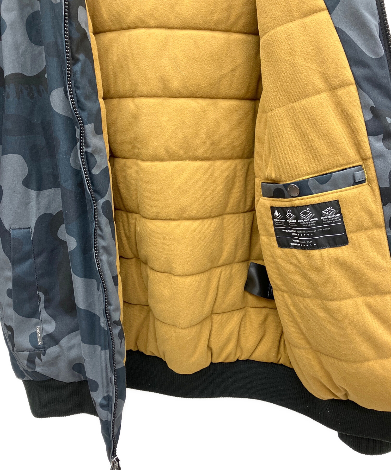 中古・古着通販】VOLCOM (ボルコム) 迷彩フードジャケット ネイビー