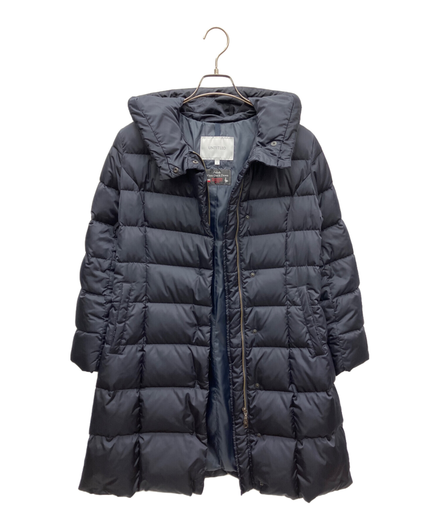 中古・古着通販】UNTITLED (アンタイトル) ダウンコート ネイビー 