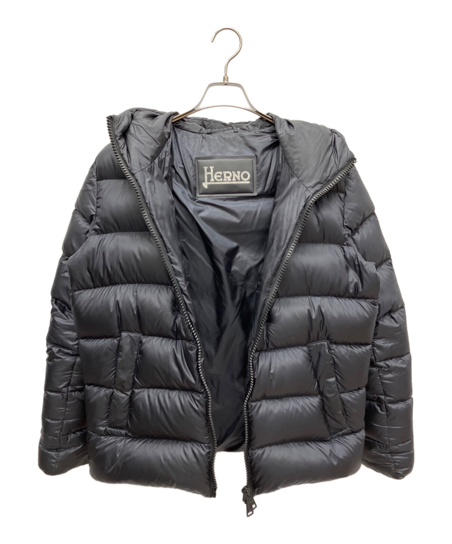 中古・古着通販】HERNO (ヘルノ) ダウンジャケット ブラック サイズ