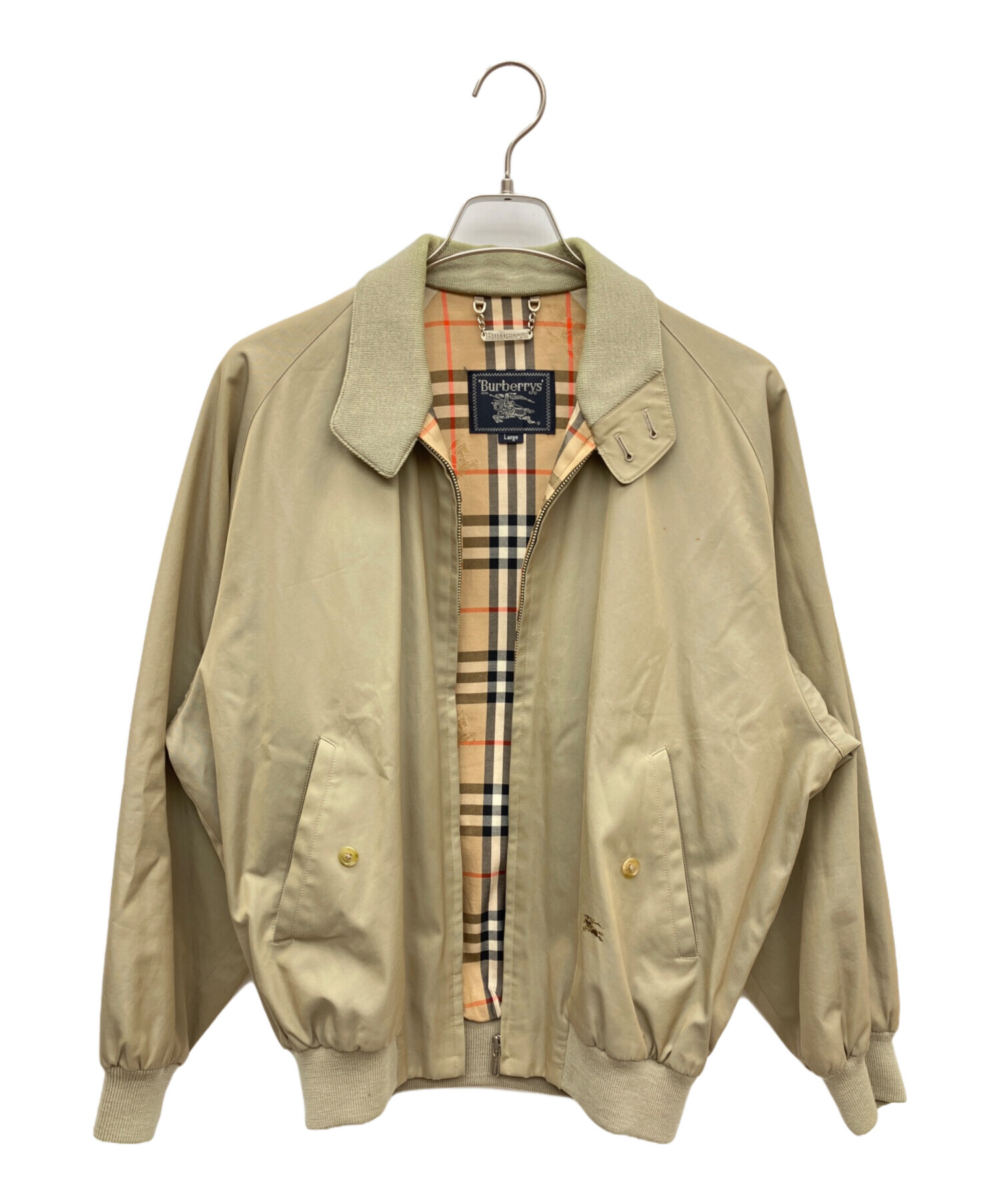 (期間限定値下げ中)BURBERRY スイングトップ 80s バーバリー 中古・古着通販】Burberry's (バーバリーズ) スイングトップ ベージュ