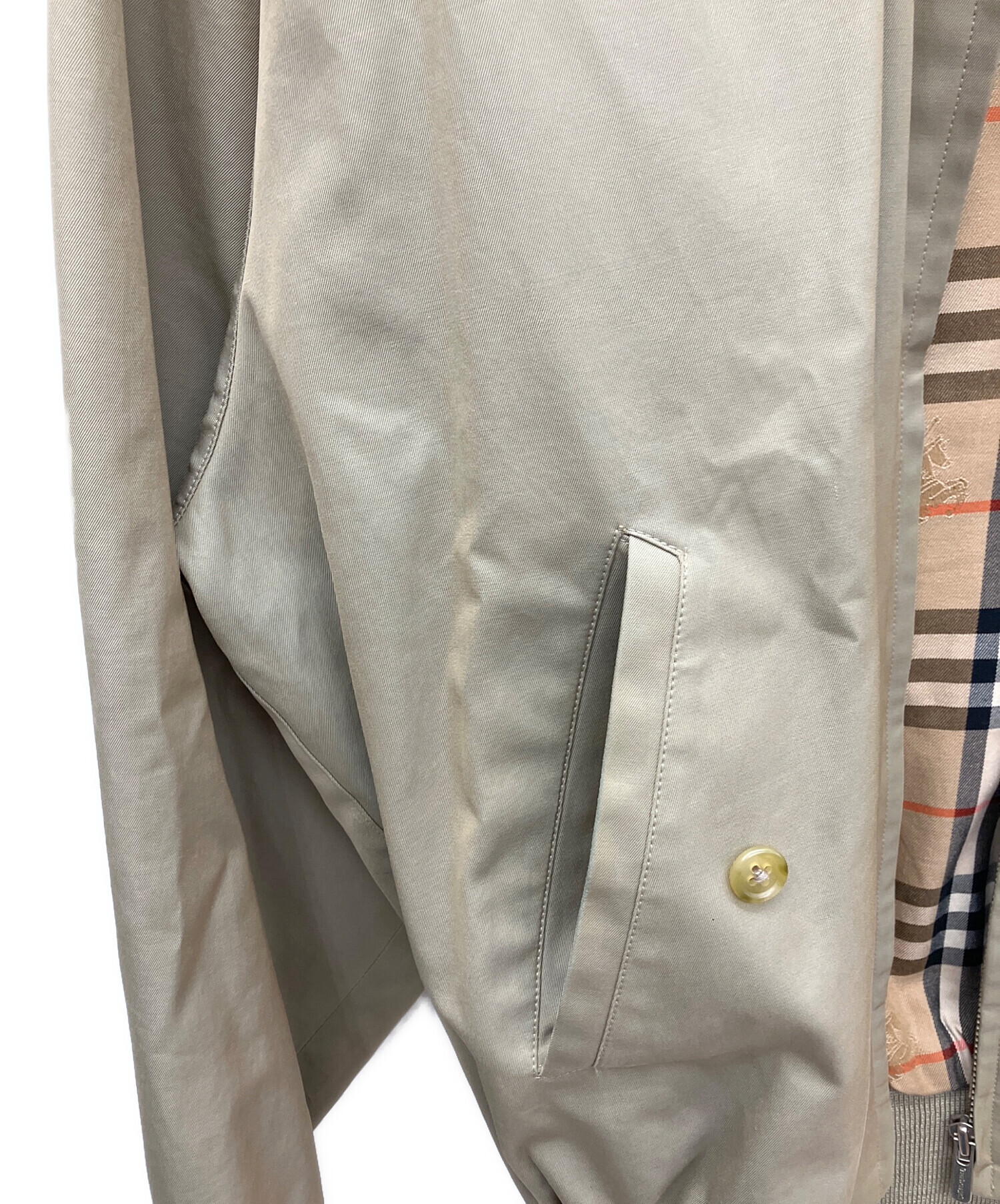 中古・古着通販】Burberry's (バーバリーズ) スイングトップ ベージュ