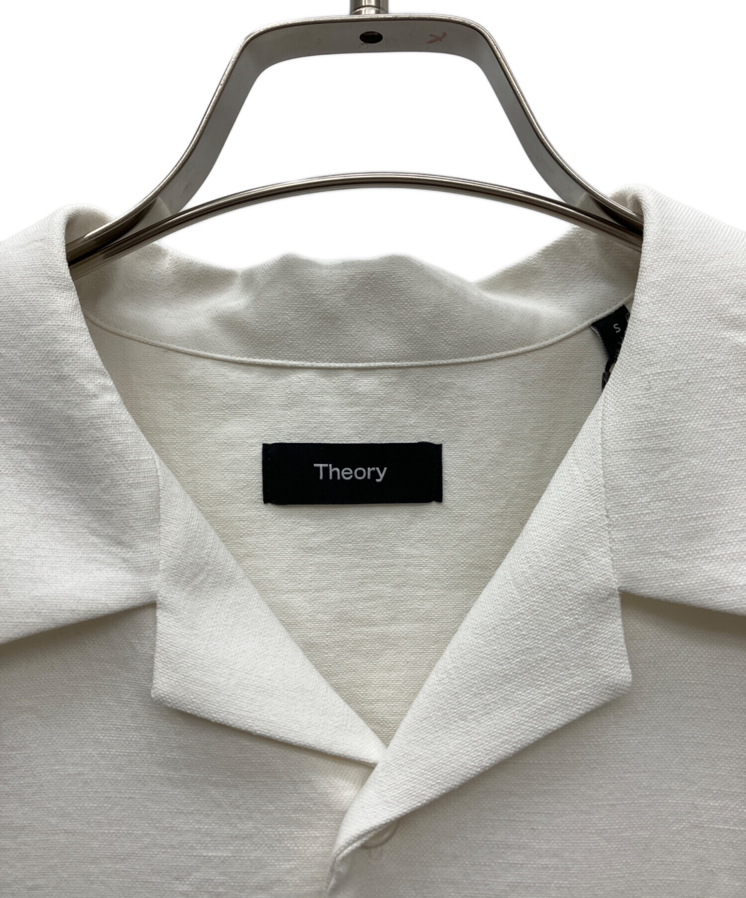 中古・古着通販】theory (セオリー) シャツ ホワイト サイズ:S 未使用 