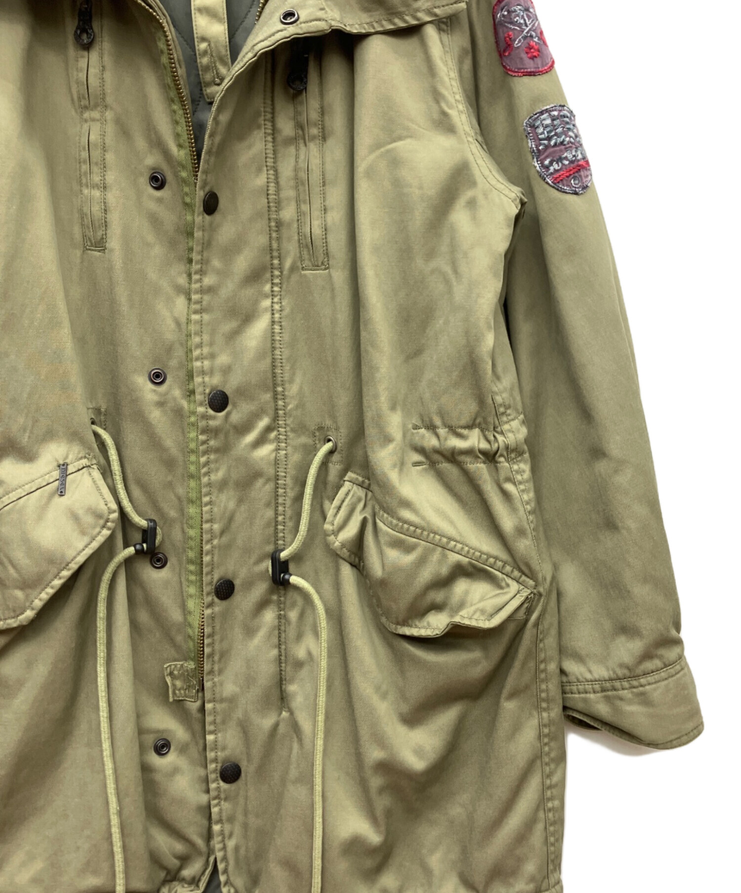 中古・古着通販】DIESEL (ディーゼル) モッズコート オリーブ サイズ:M