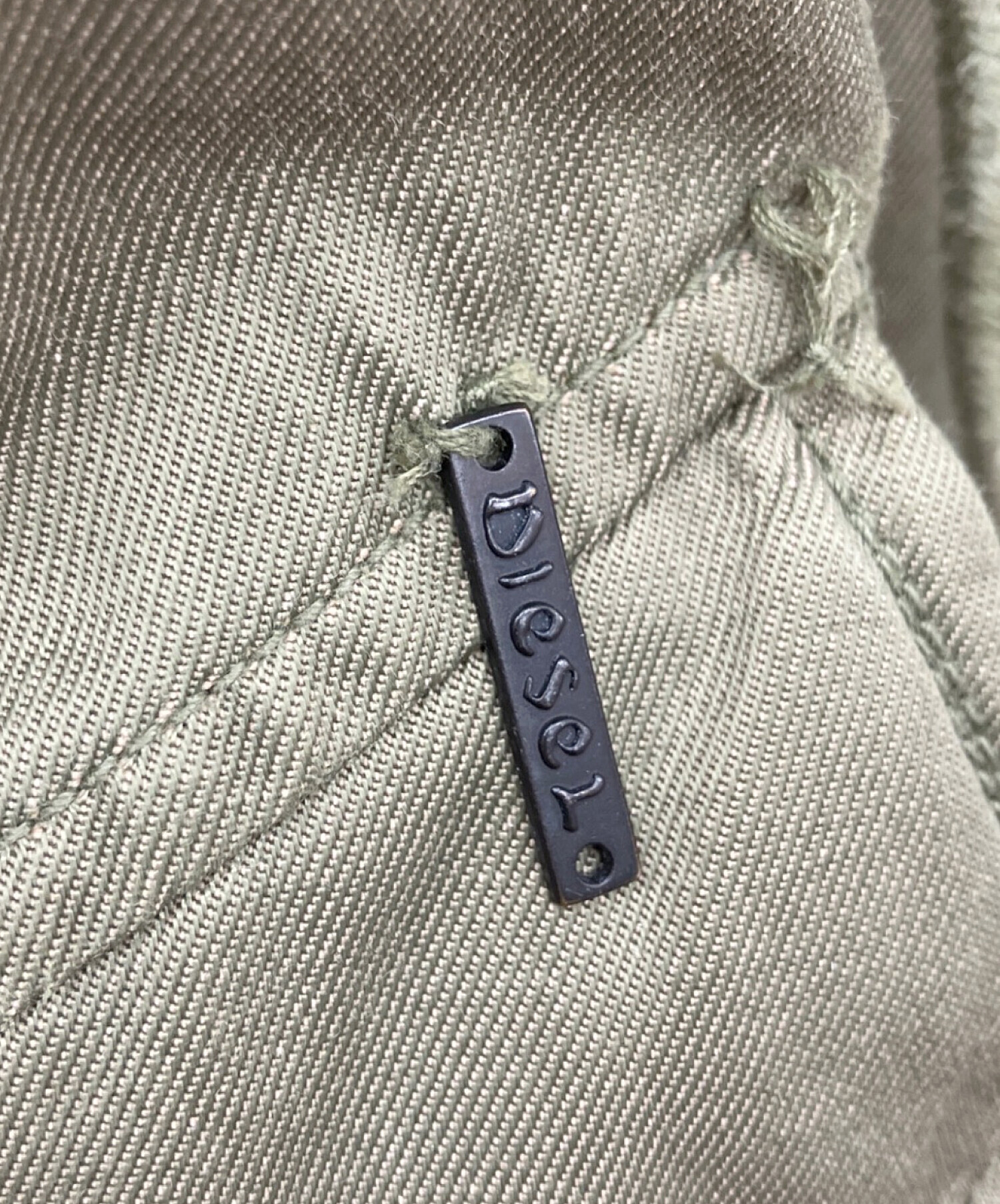 中古・古着通販】DIESEL (ディーゼル) モッズコート オリーブ サイズ:M
