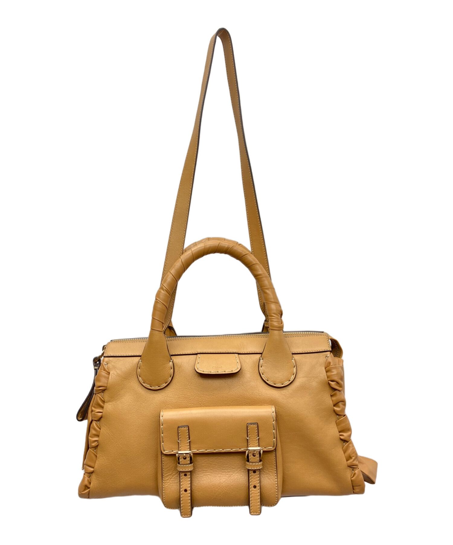 中古・古着通販】Chloe (クロエ) エディス 2WAYバッグ ブラウン