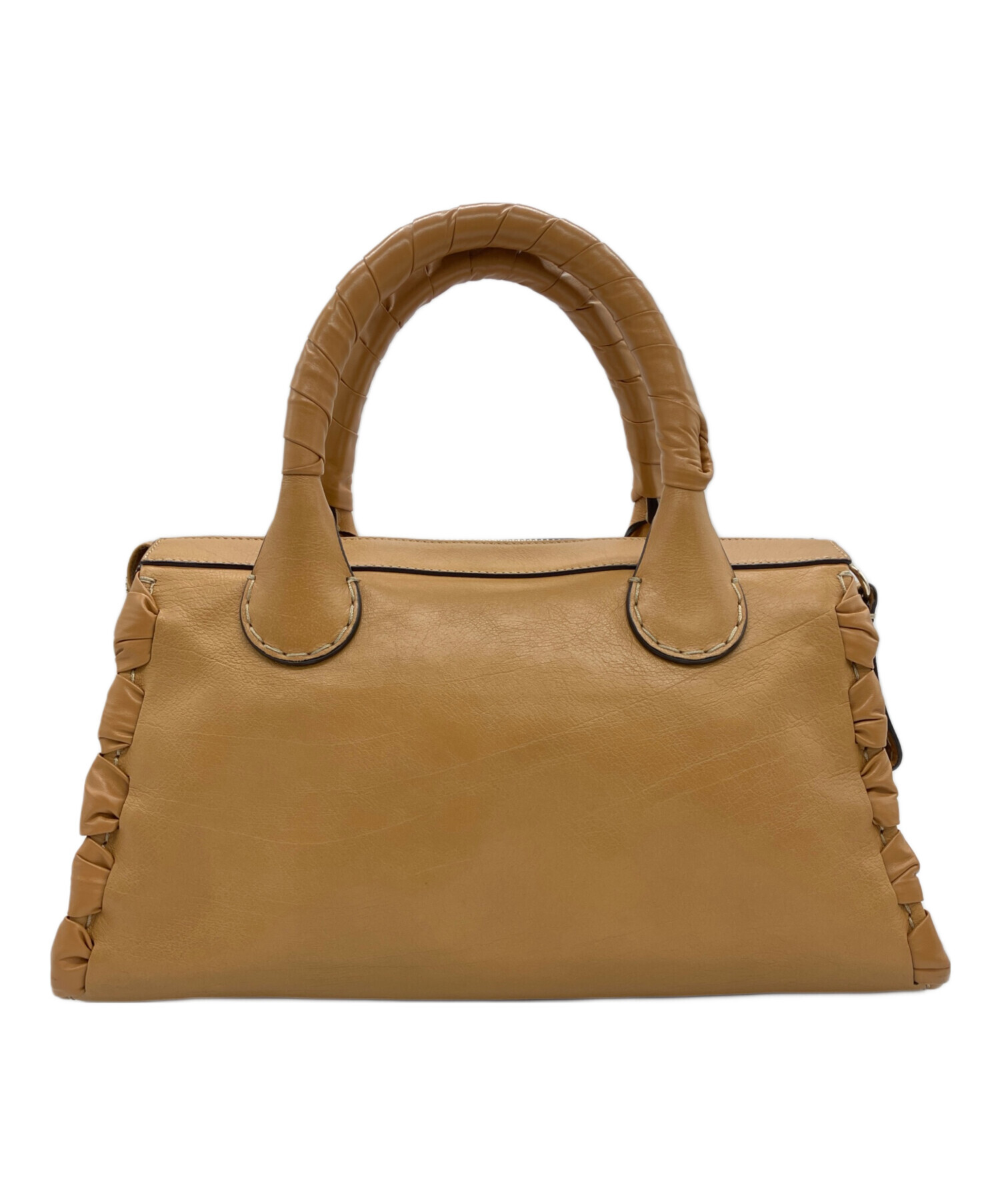 Chloe クロエ　エディス ハンドバッグ 2way大容量 A4 ステッチy2k 中古・古着通販】Chloe (クロエ) エディス 2WAYバッグ ブラウン