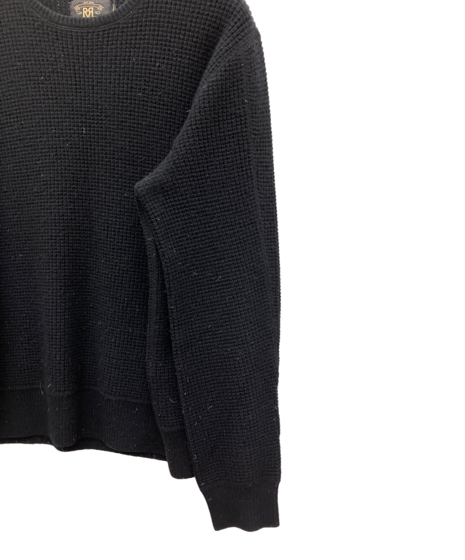 中古・古着通販】RRL (ダブルアールエル) 厚手ニット ブラック サイズ