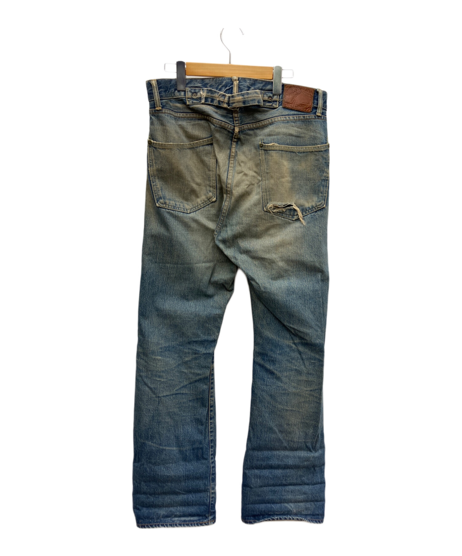 中古・古着通販】TENDERLOIN (テンダーロイン) ダメージデニムパンツ