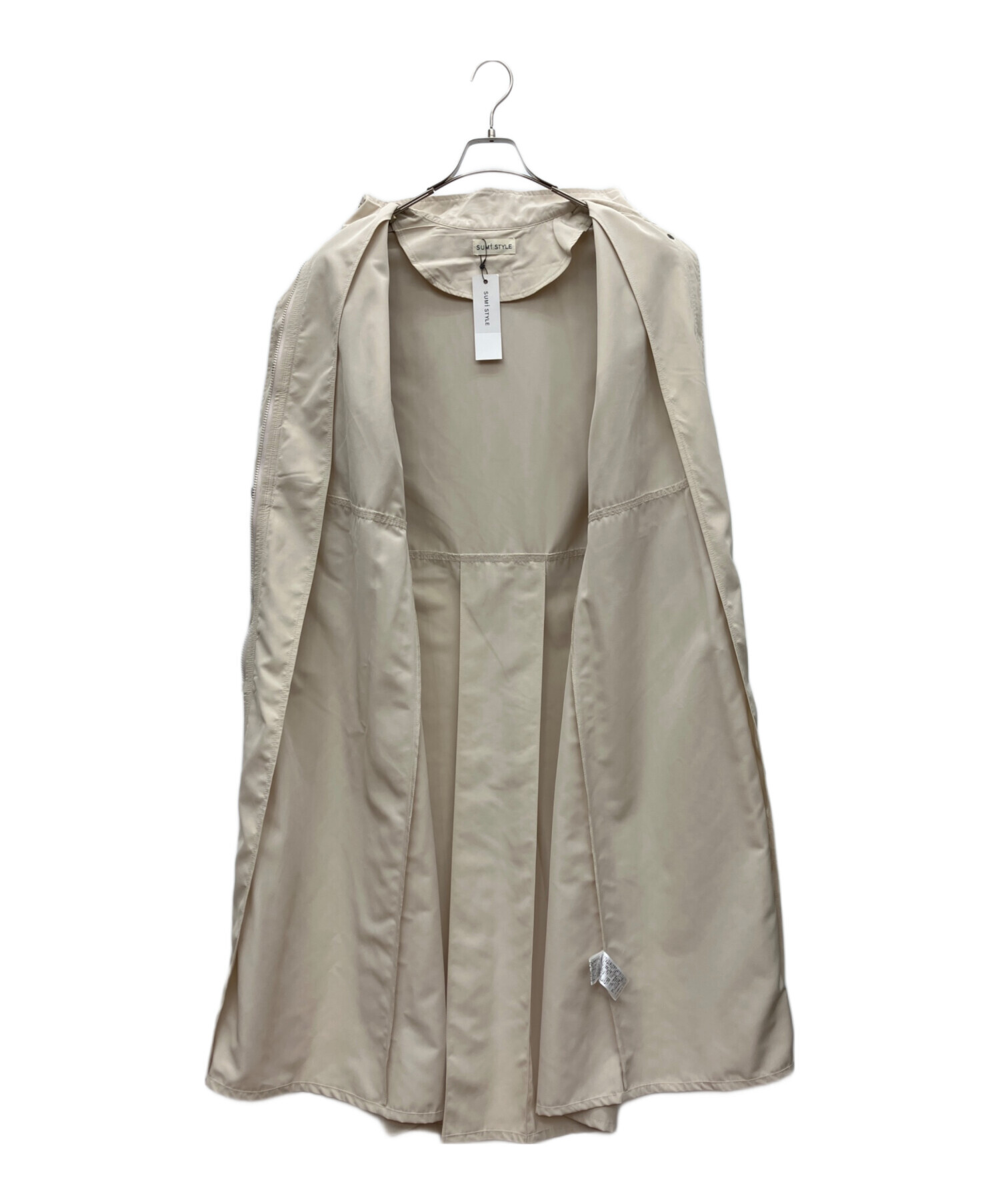 中古・古着通販】SUMI STYLE (スミ スタイル) ロングコート ベージュ