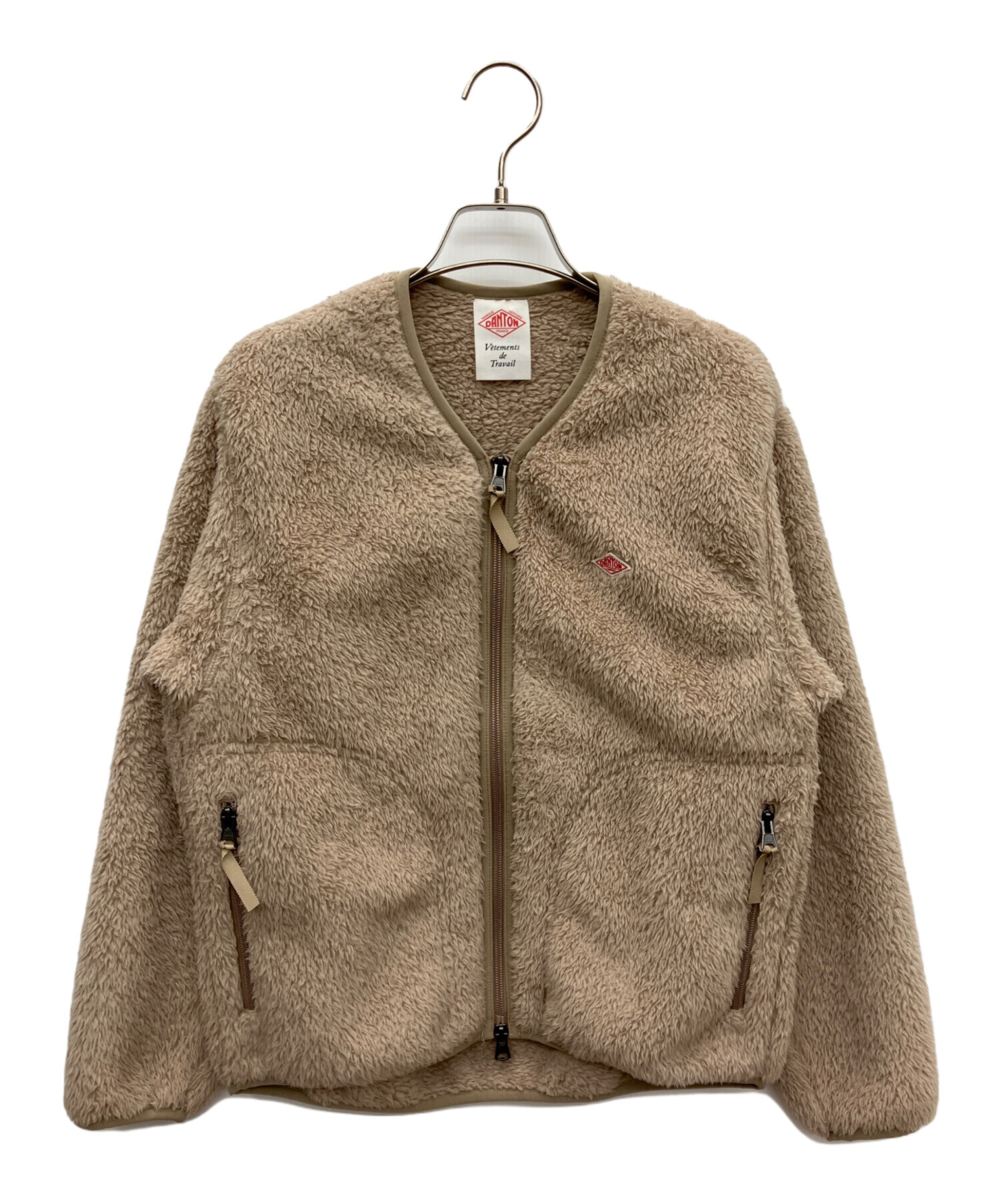 中古・古着通販】DANTON (ダントン) フリースジャケット ベージュ