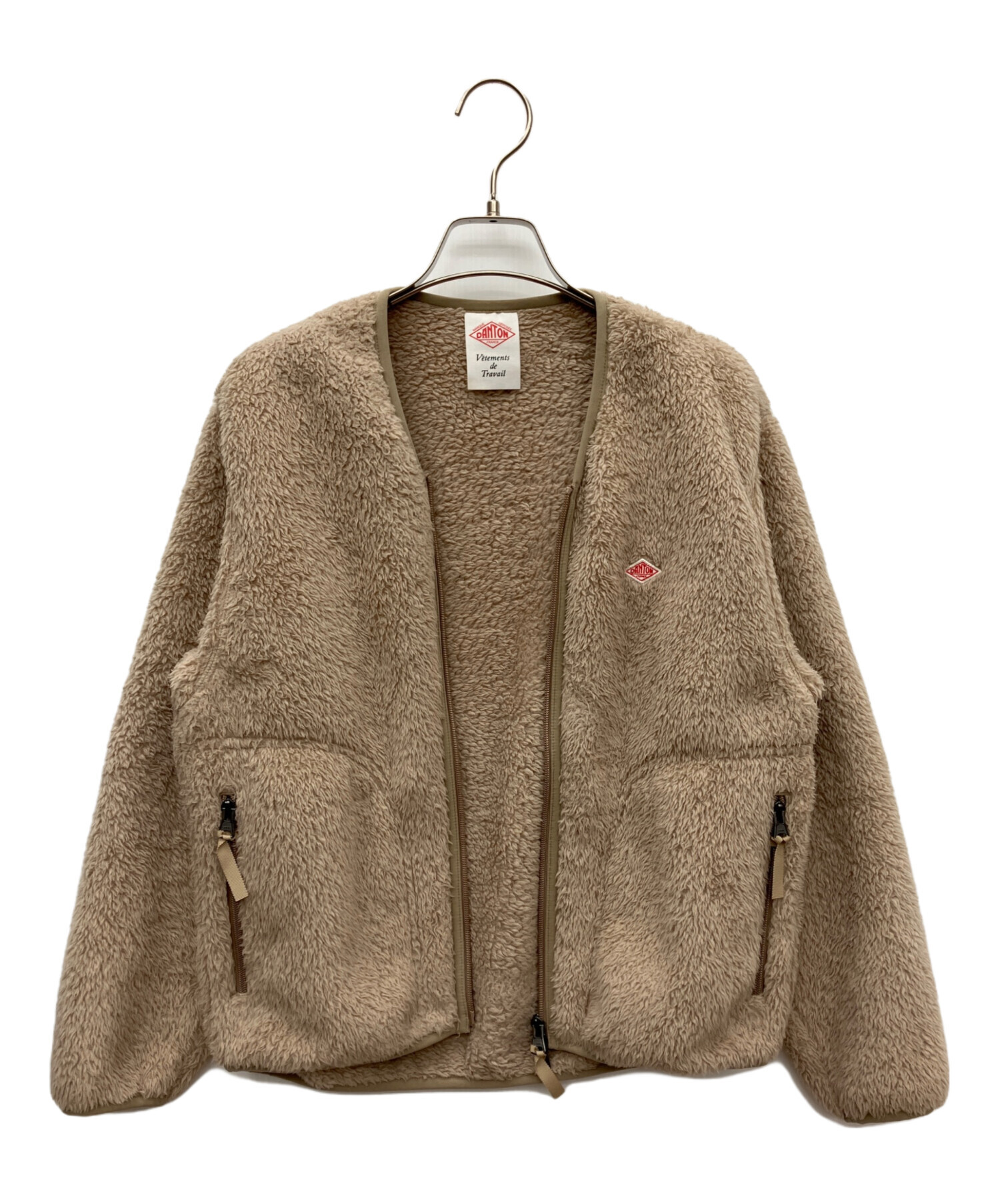 中古・古着通販】DANTON (ダントン) フリースジャケット ベージュ