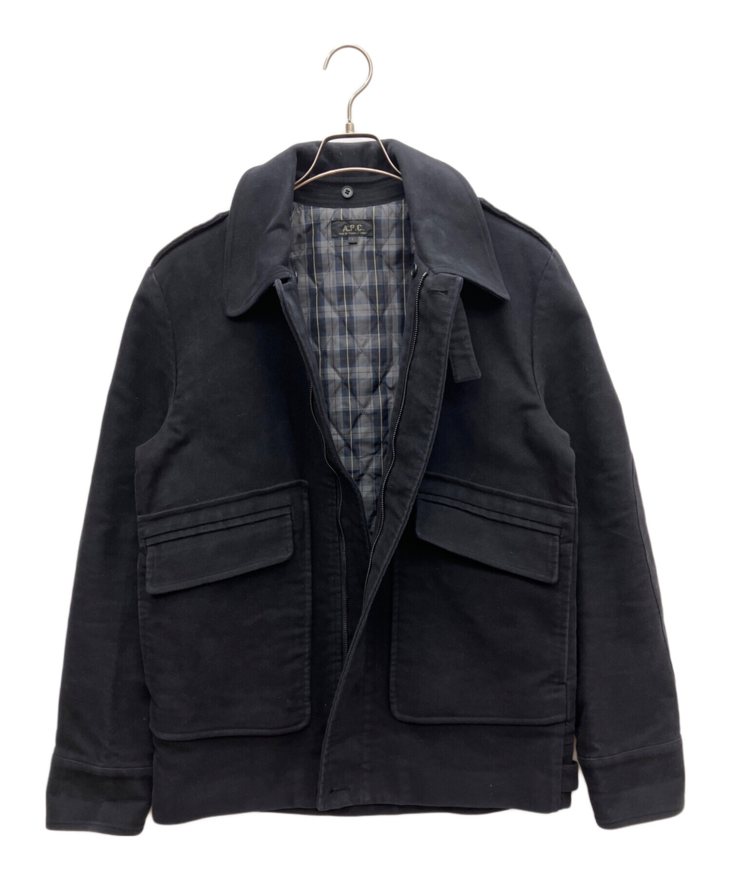 中古・古着通販】A.P.C. (アーペーセー) フライトジャケット ネイビー