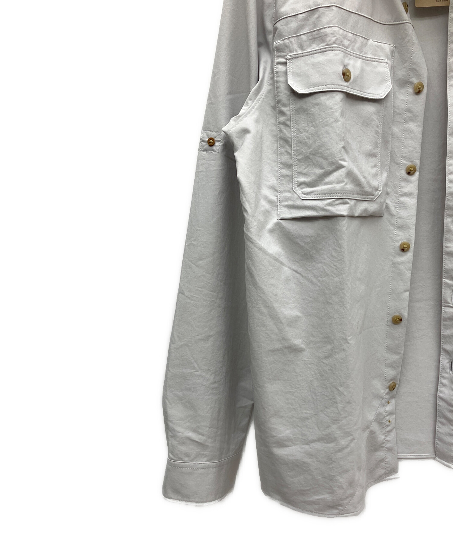 パタゴニア D25 patagonia 花柄 長袖シャツ グレー S 長袖シャツ