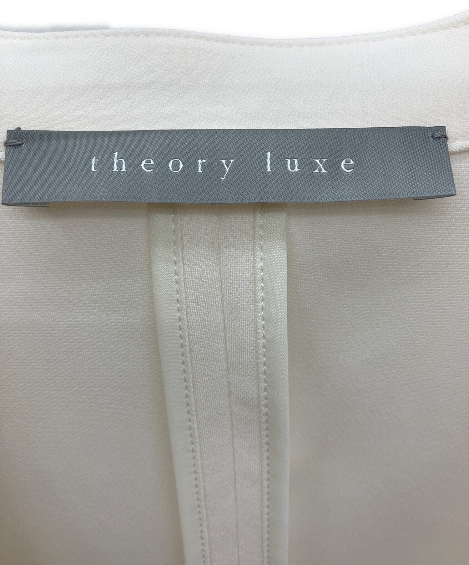 中古・古着通販】theory luxe (セオリーリュクス) ノーカラー