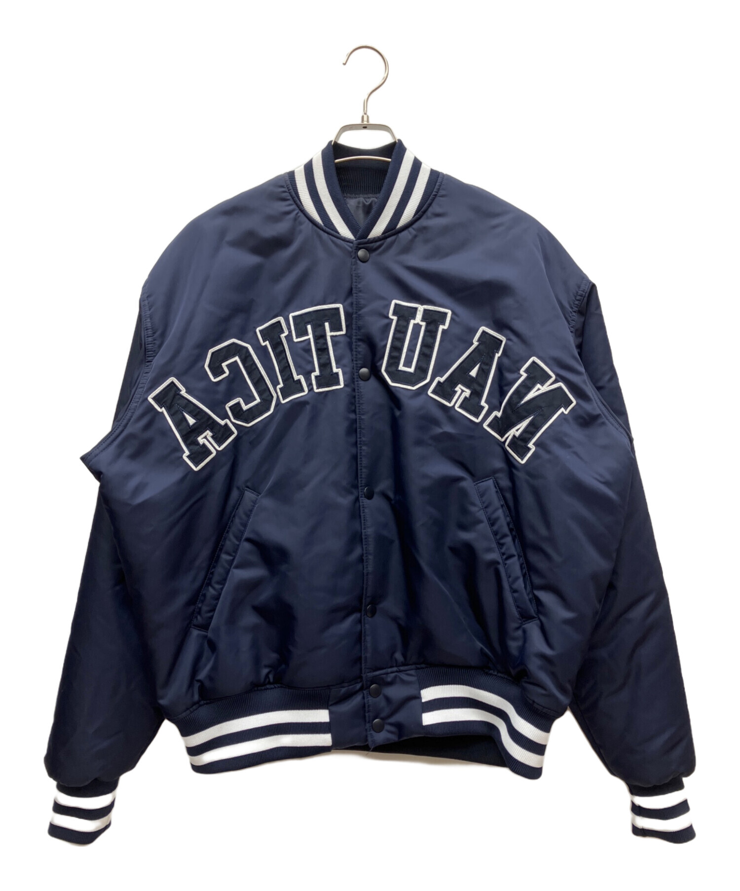 中古・古着通販】NAUTICA (ノーティカ) スタジャン ネイビー サイズ