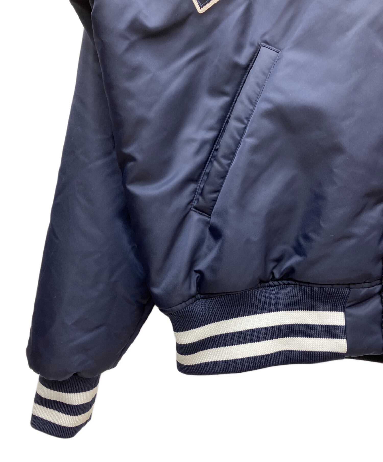 中古・古着通販】NAUTICA (ノーティカ) スタジャン ネイビー サイズ