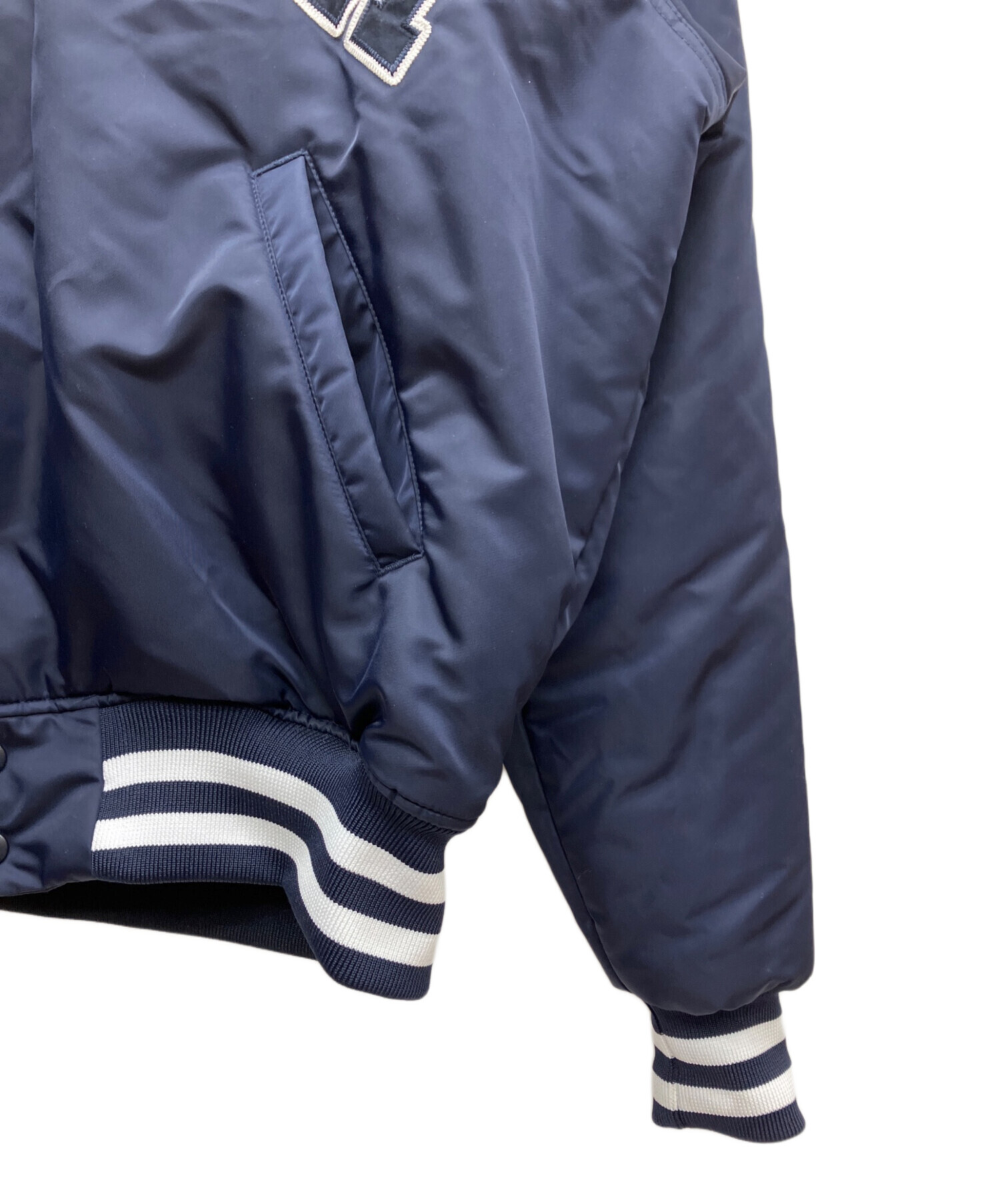 中古・古着通販】NAUTICA (ノーティカ) スタジャン ネイビー サイズ