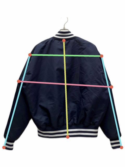 中古・古着通販】NAUTICA (ノーティカ) スタジャン ネイビー サイズ