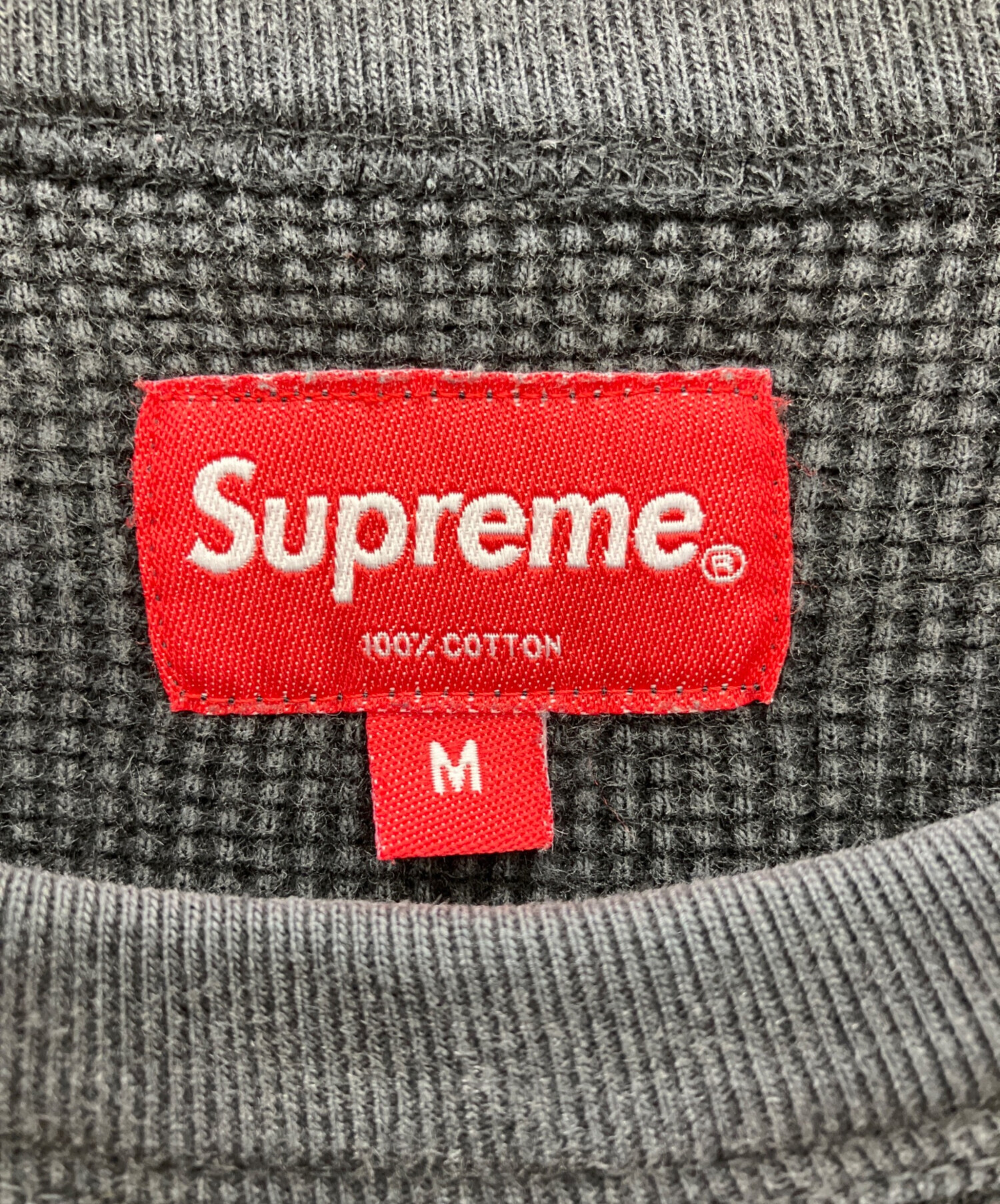 中古・古着通販】SUPREME (シュプリーム) 長袖カットソー ブラック