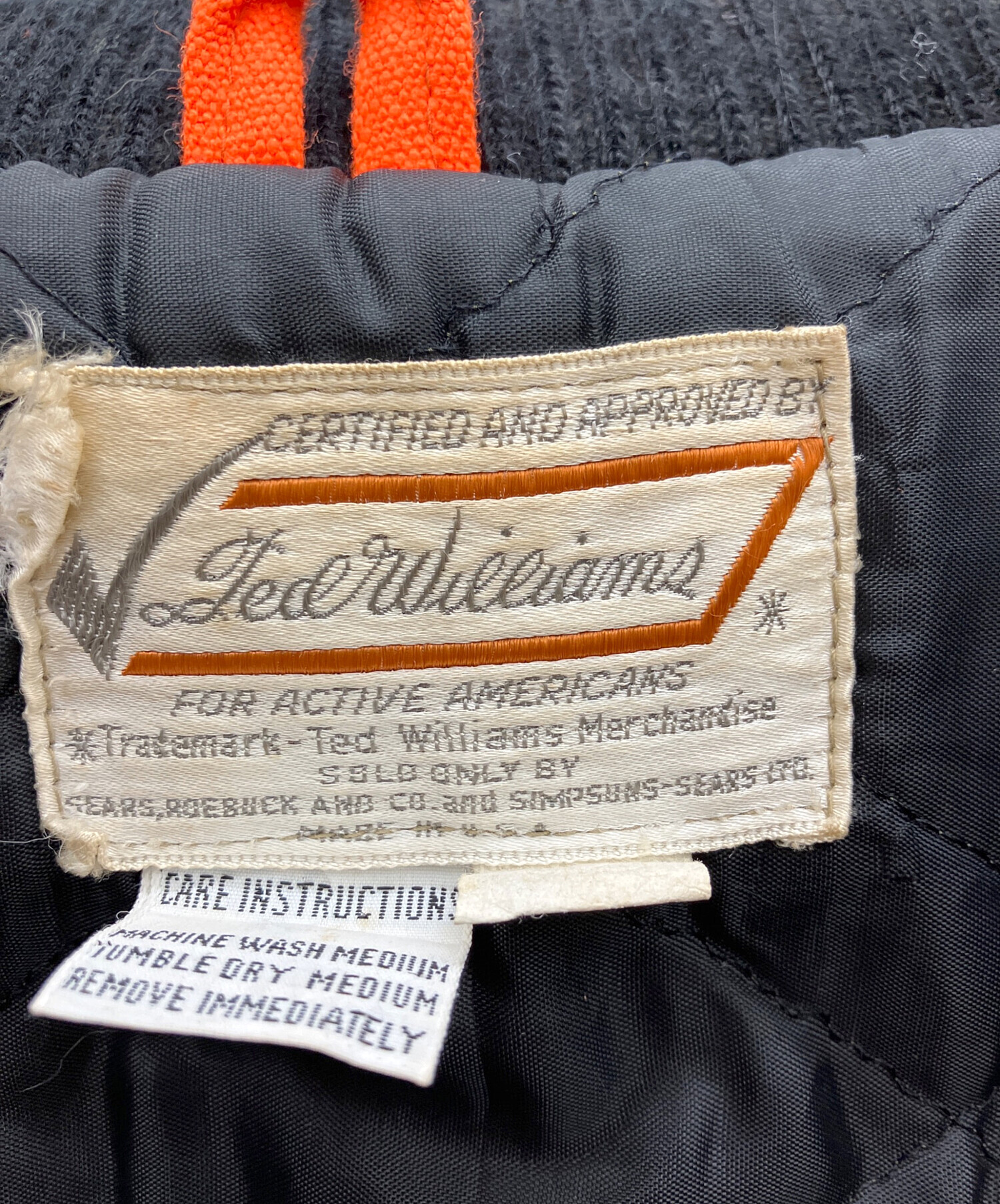 SEARSハンティングジャケットTALON ジップ リバーシブル 中古・古着通販】Ted Williams by Sears (テッドウィリアムズ バイ