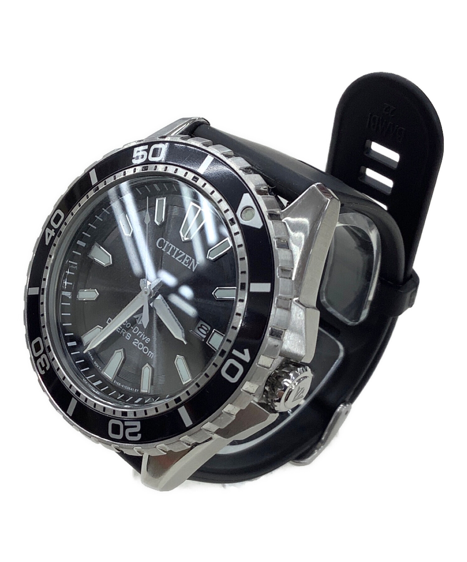 中古・古着通販】CITIZEN (シチズン) ダイバーズウォッチ ブラック 