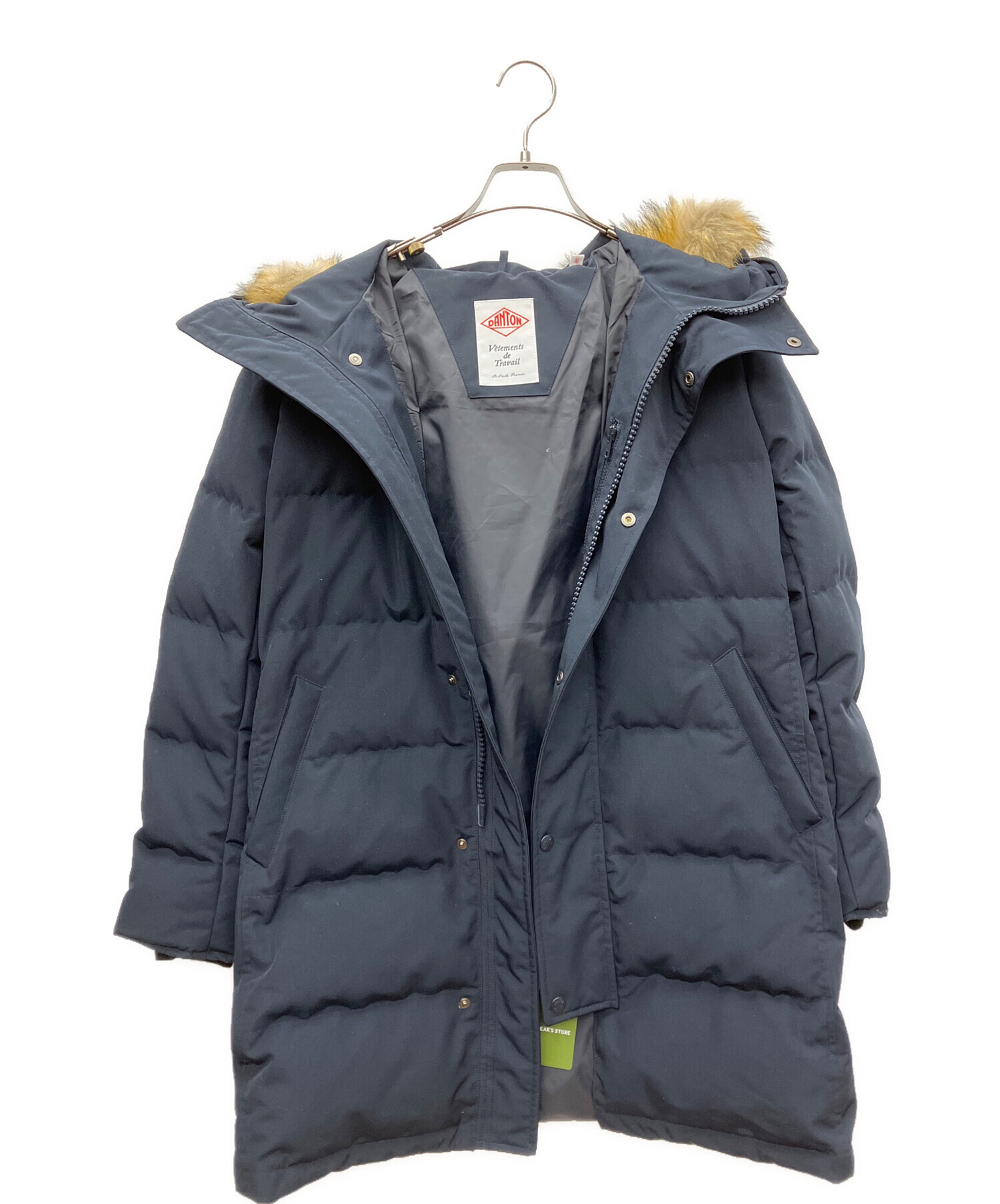 中古・古着通販】DANTON (ダントン) キルトダウンコート ネイビー