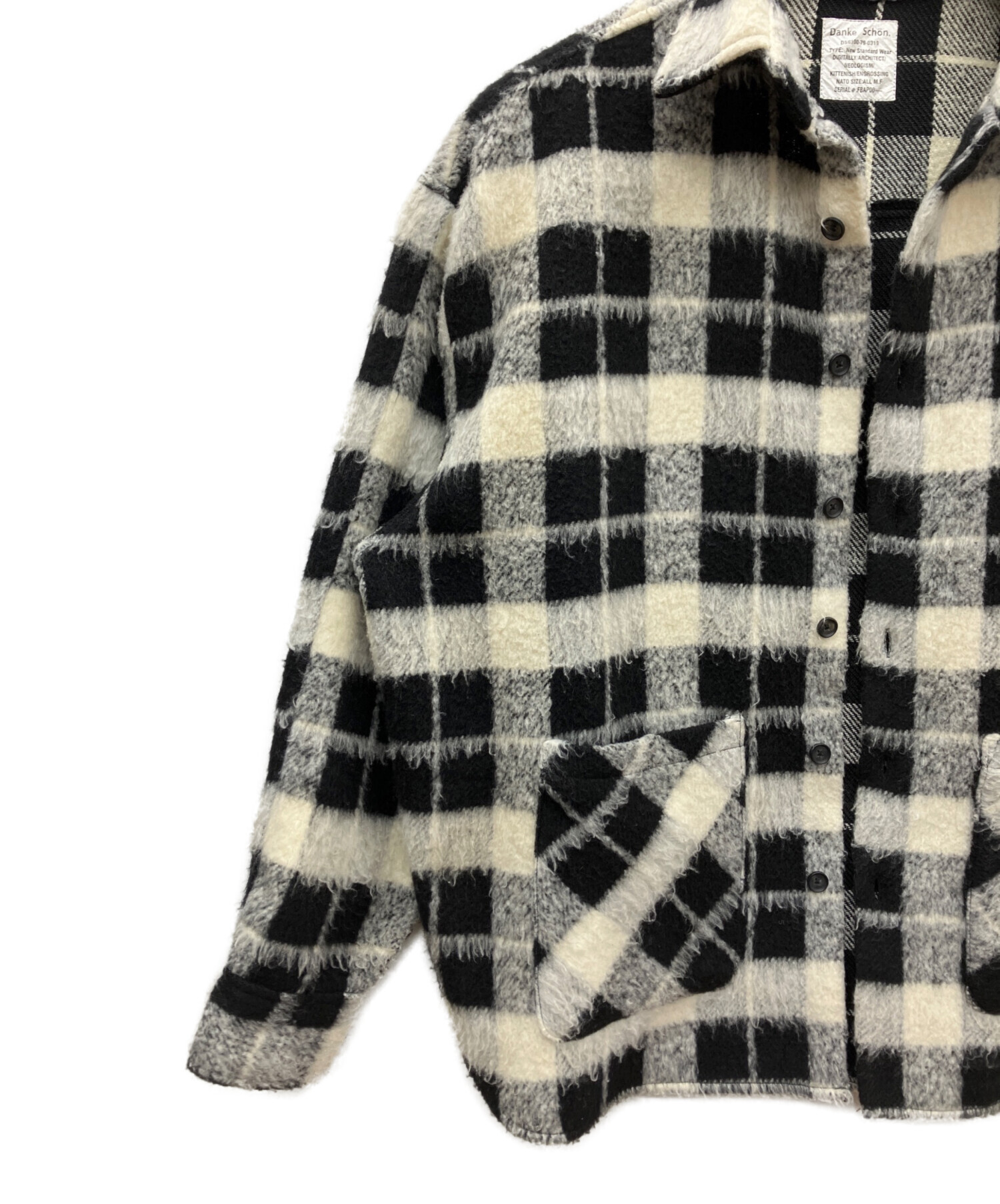 中古・古着通販】DANKE SCHON (ダンケ シェーン) 長袖シャツ ブラック