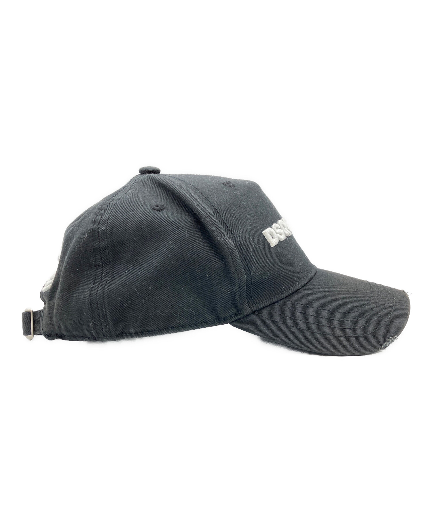 訳アリ 2個セット サンローラン  DSQUARED2 キャップ 中古・古着通販】DSQUARED2 (ディースクエアード) ダメージ加工ロゴ