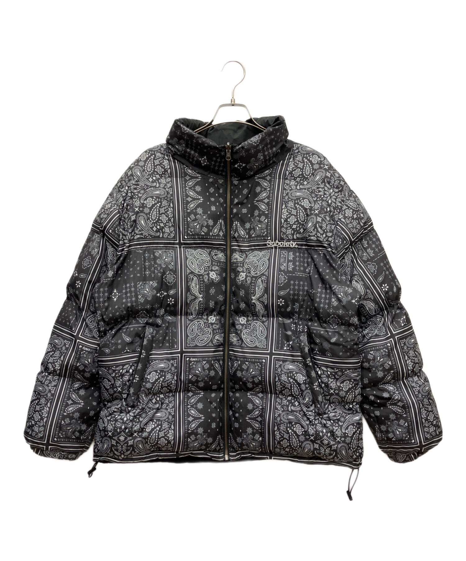 SUBCIETY サブサエティ REVERSIBLE QUILTED HOODY サブサエティ 