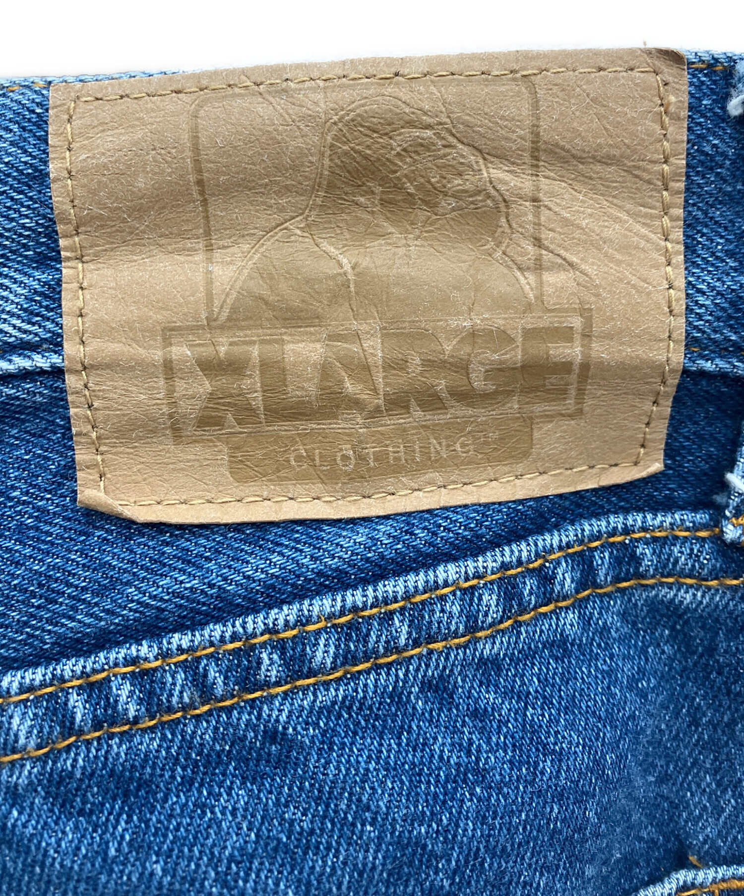 中古・古着通販】X-LARGE (エクストララージ) ワッペンデニムパンツ