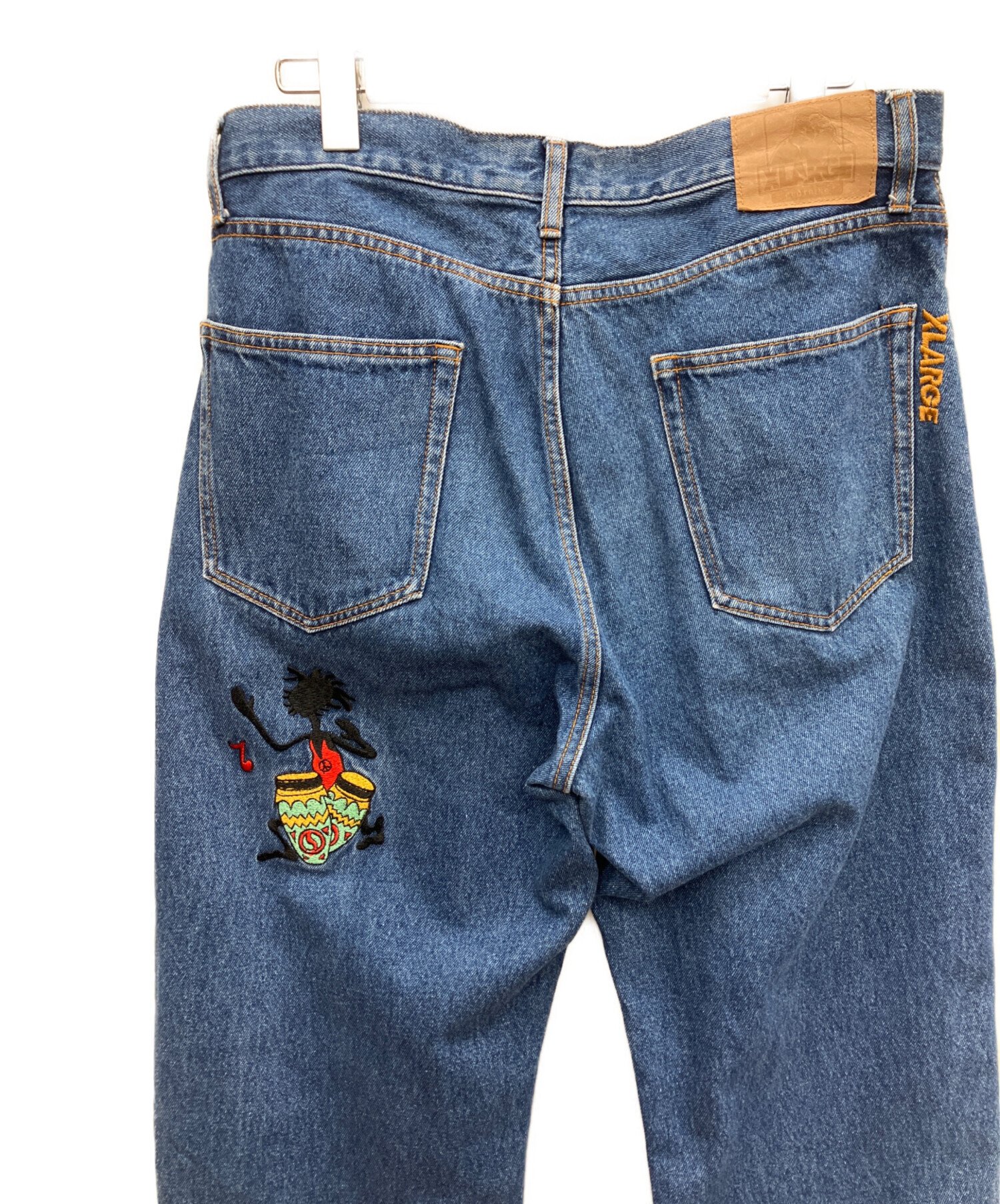 中古・古着通販】X-LARGE (エクストララージ) ワッペンデニムパンツ