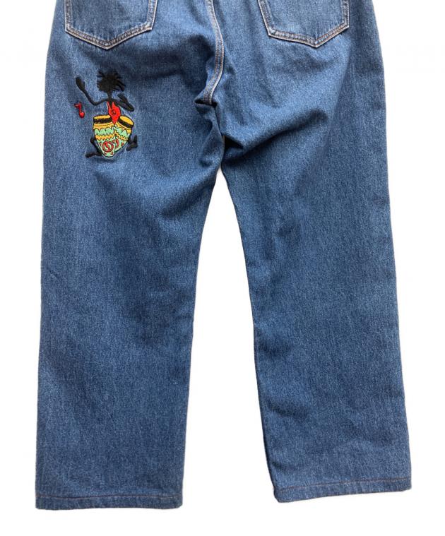 中古・古着通販】X-LARGE (エクストララージ) ワッペンデニムパンツ