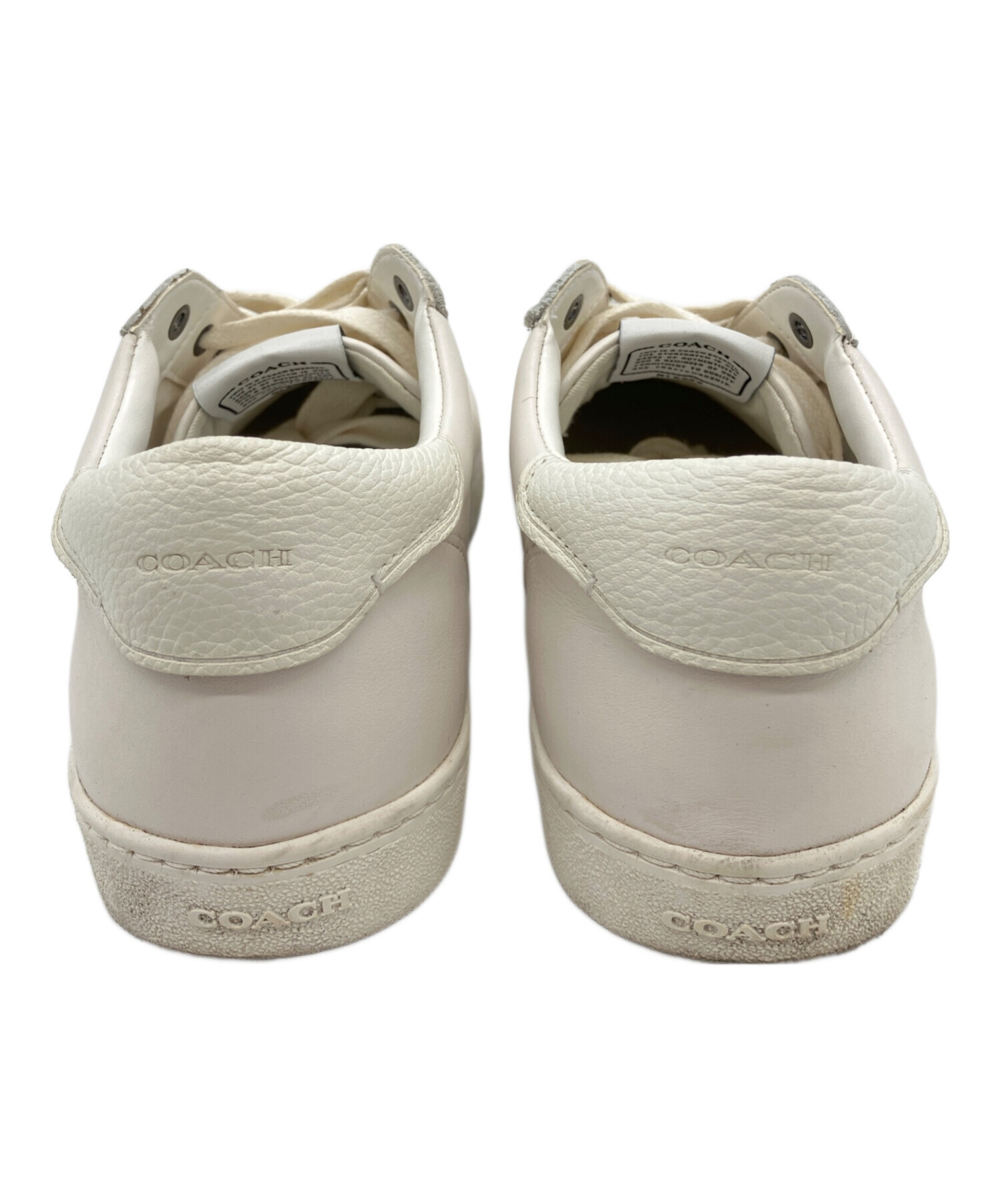 中古・古着通販】COACH (コーチ) ローカットスニーカー ホワイト