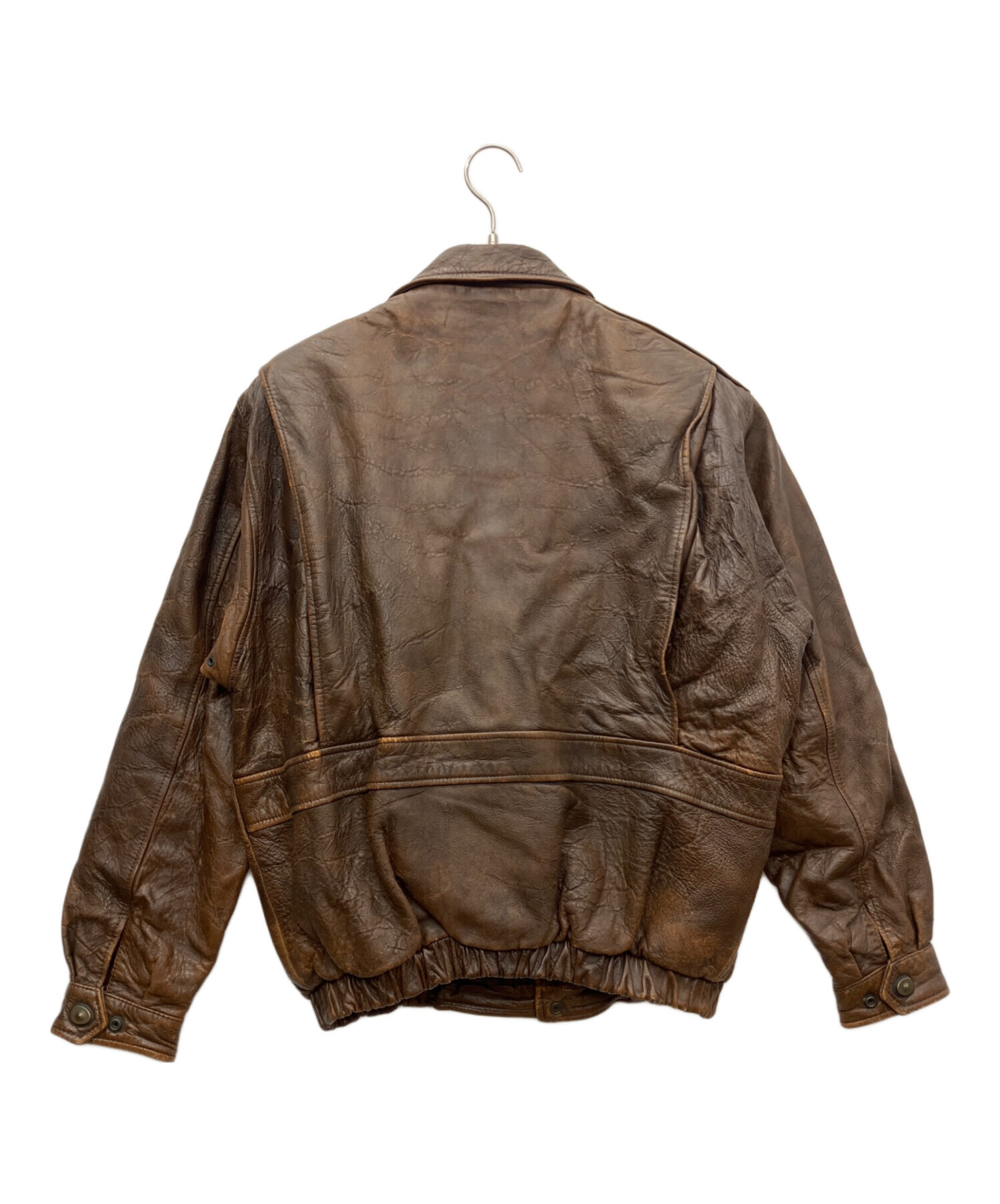 ハーレーダビッドソン ヴィンテージ フライトジャケット g1 a2 ブラウン38 中古・古着通販】HARLEY-DAVIDSON (ハーレーダビッドソン) レザー