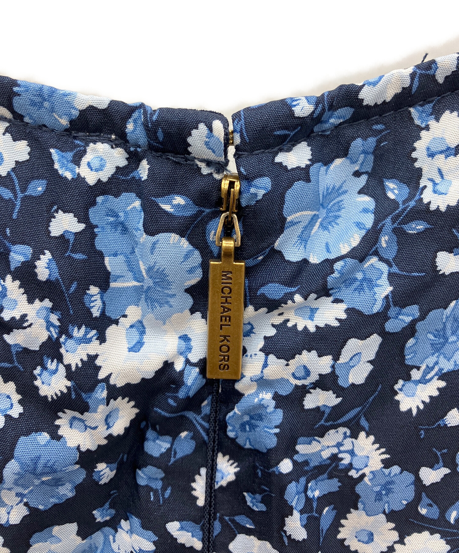 186005 現状品 MICHAEL KORS マイケルコース ワンピース S ネイビー レディース [A1000025373089A] 中古・古着通販】MICHAEL KORS (マイケル・コース) 半袖ワンピース