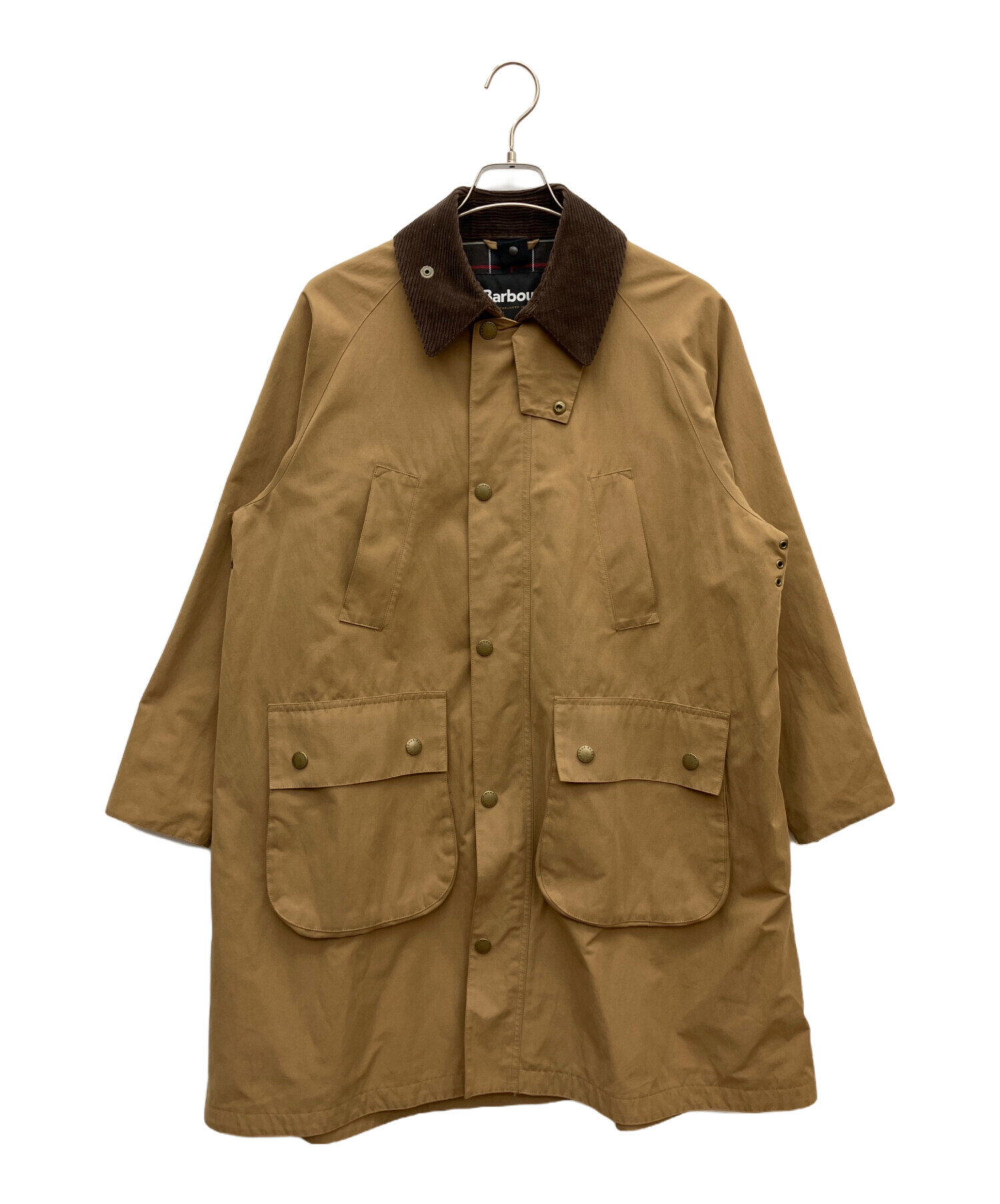 中古・古着通販】Barbour (バブアー) ステンカラーコート ベージュ