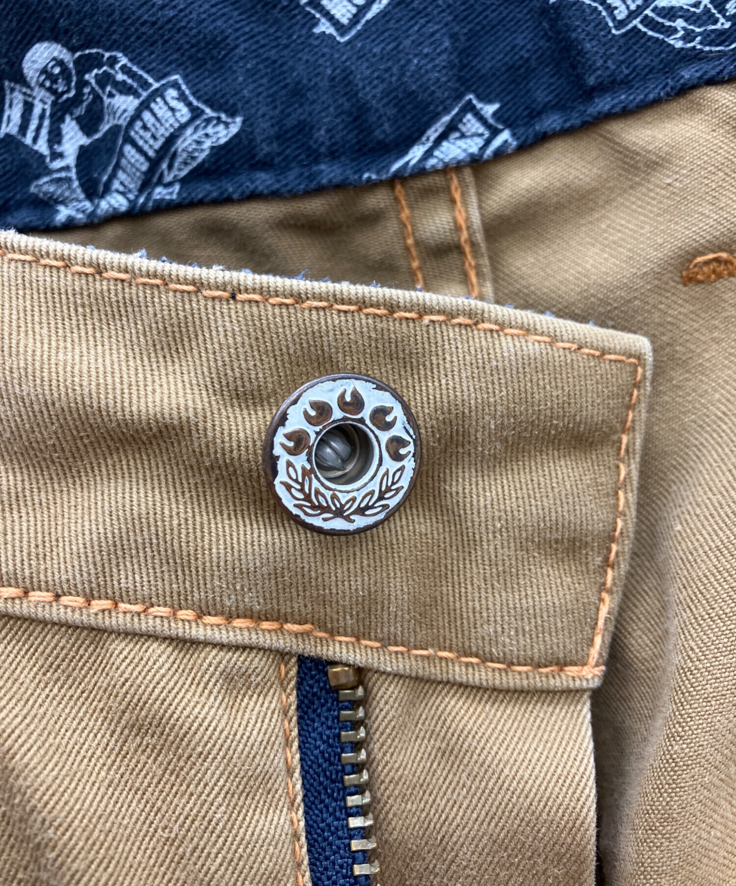 中古・古着通販】MOMOTARO JEANS (桃太郎ジーンズ) チノパン ベージュ