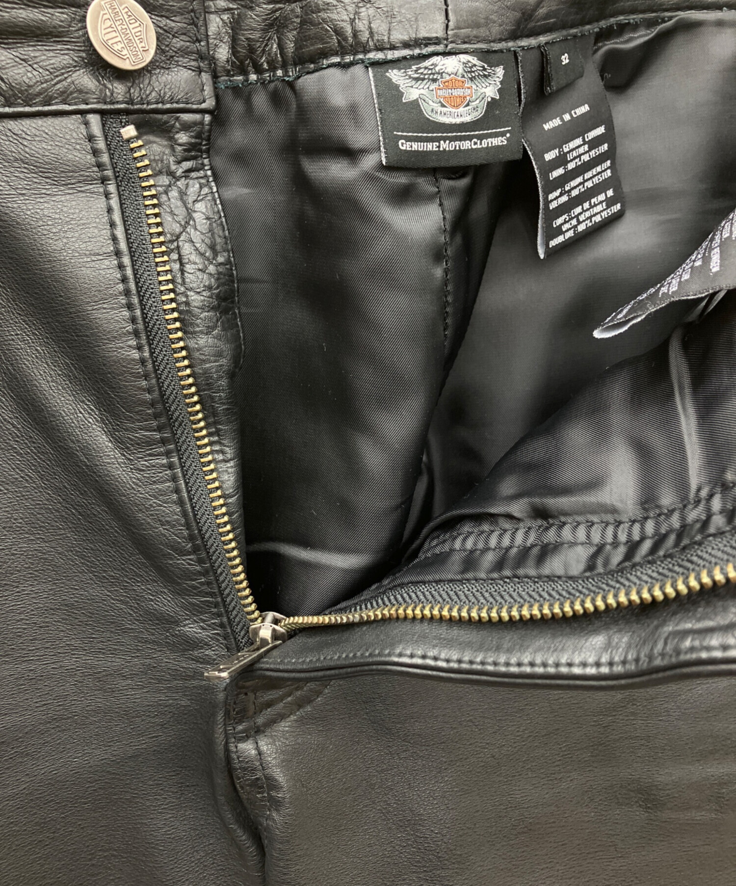 中古・古着通販】HARLEY-DAVIDSON (ハーレーダビッドソン) レザー