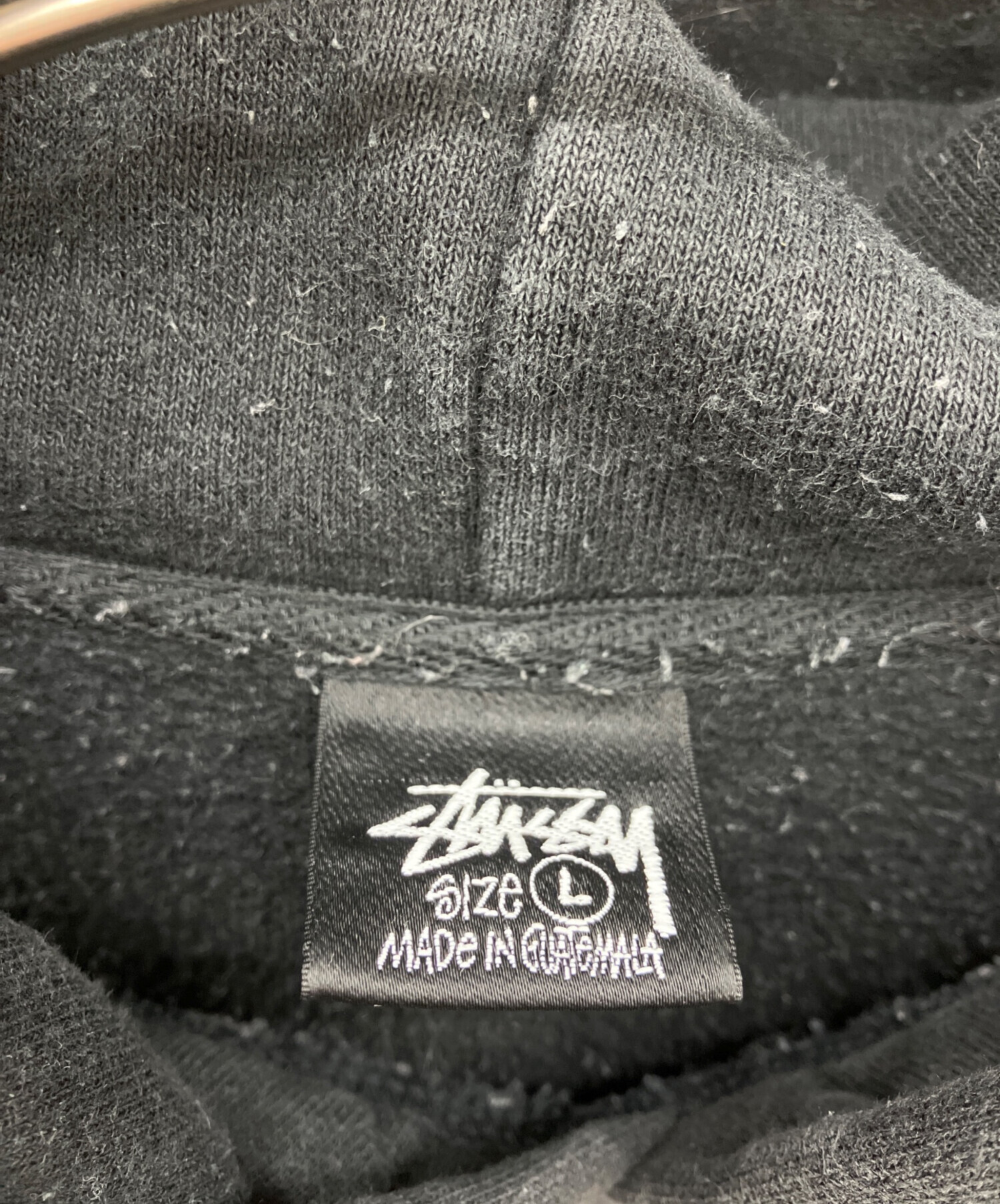 中古・古着通販】stussy (ステューシー) STOCK LOGO APPLIQUE HOODIE 