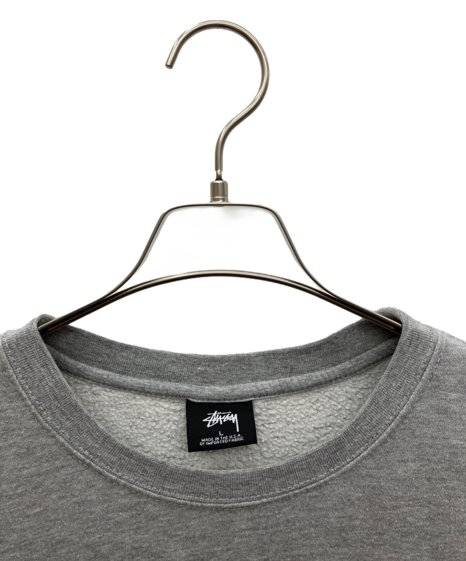 中古・古着通販】stussy (ステューシー) スウェット グレー サイズ:L