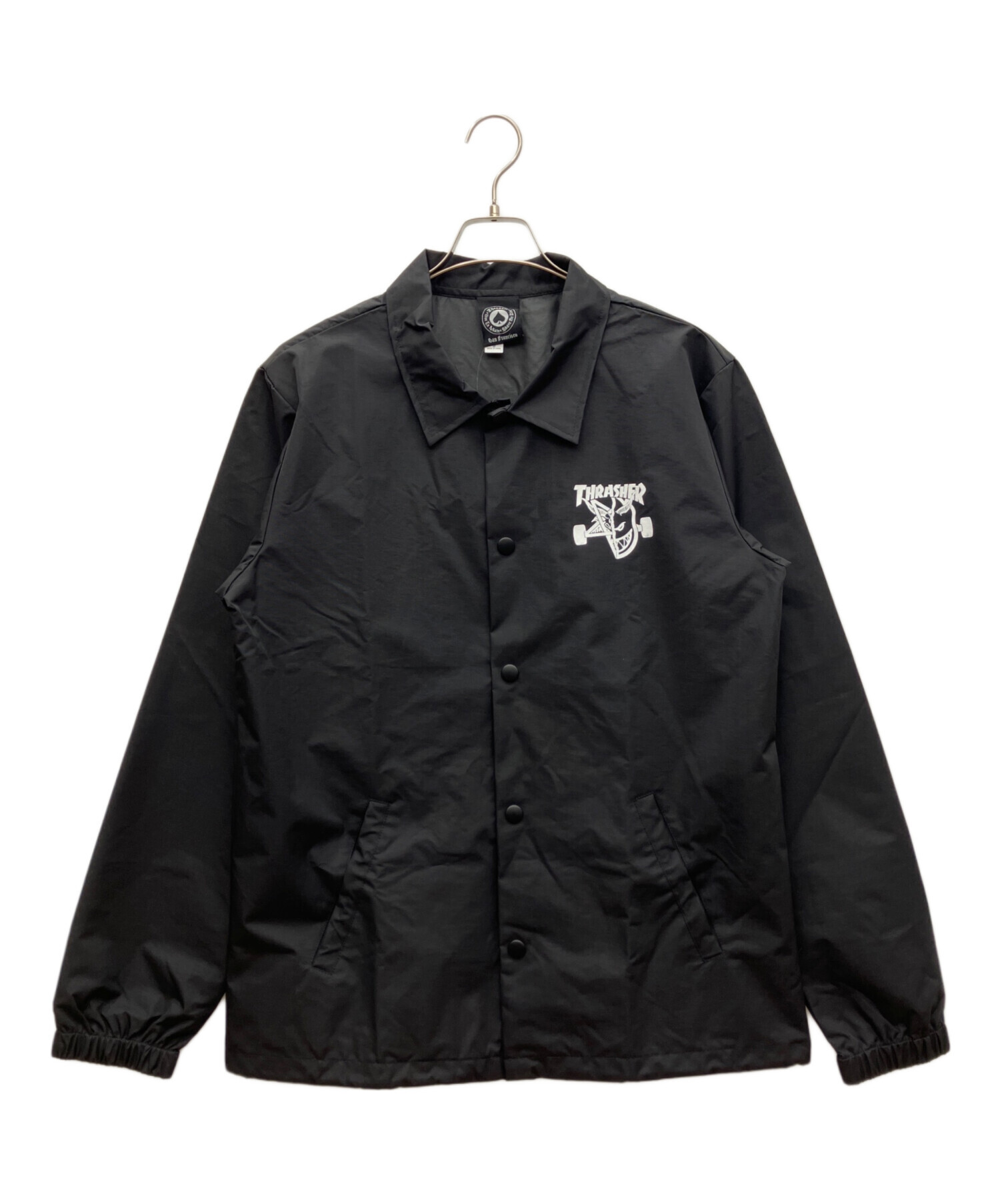 値下げ中！【美品】THRASHER コーチジャケット ブラック 中古・古着通販】THRASHER (スラッシャー) INDEPENDENT (インディペン