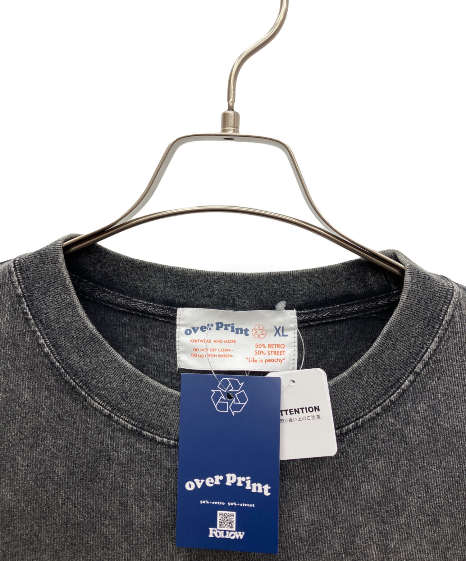中古・古着通販】overprint (オーバープリント) ロングスリーブTシャツ