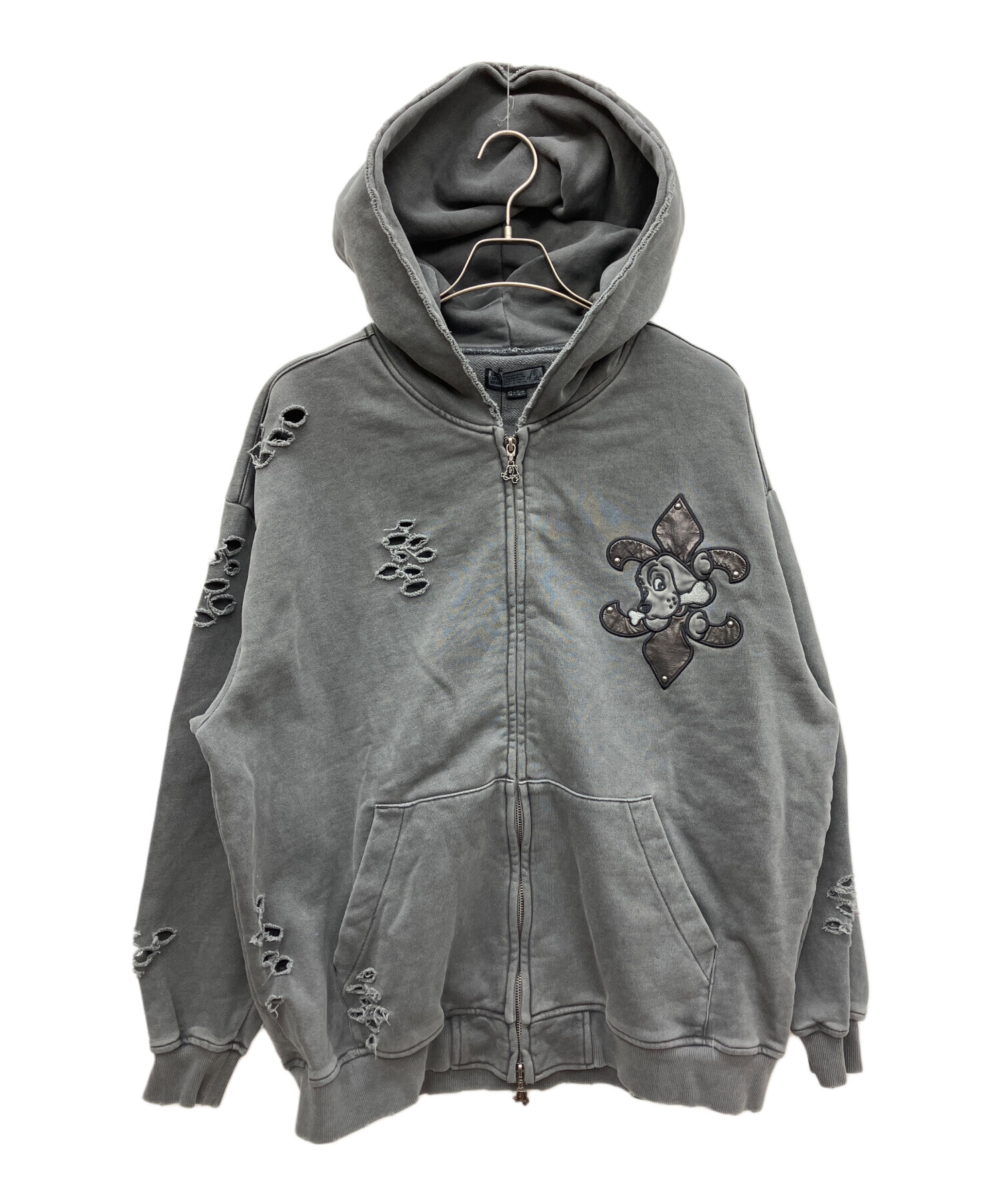 ガルフィー パーカー グレー 中古・古着通販】GALFY (ガルフィー) ジップパーカー グレー サイズ