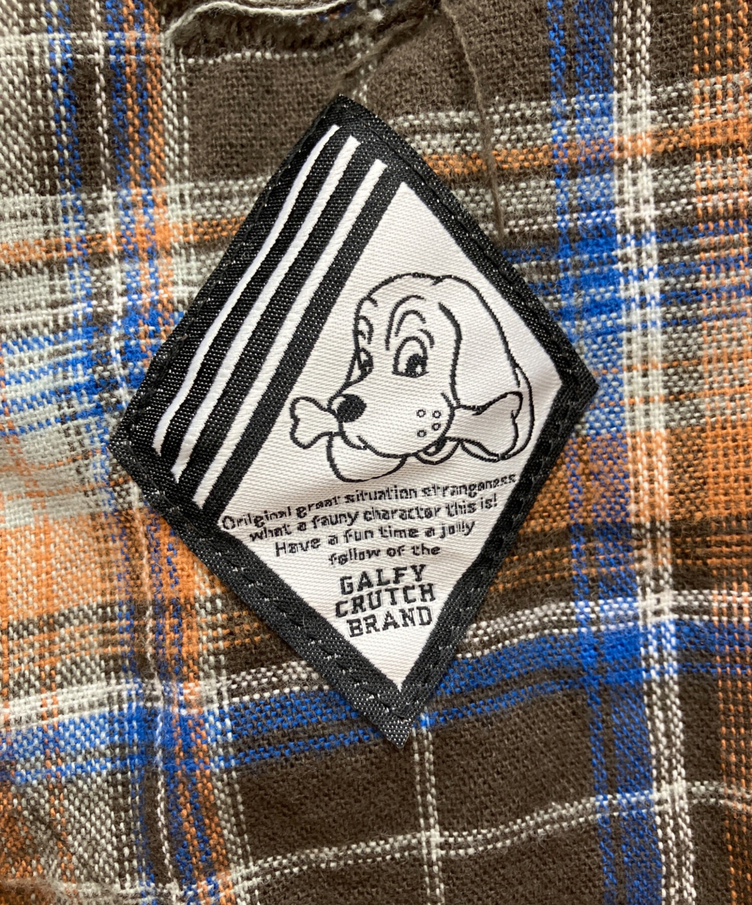 214-MH18) 中古 GALFY LOGO 半袖 T シャツ 大型犬 XLサイズ ガルフィー 